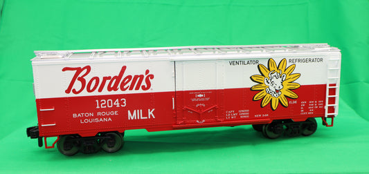 MTH 70-78059 - 40' Reefer Car "Bordens" #12043 - MrMuffin'sTrains