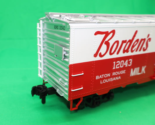 MTH 70-78059 - 40' Reefer Car "Bordens" #12043 - MrMuffin'sTrains