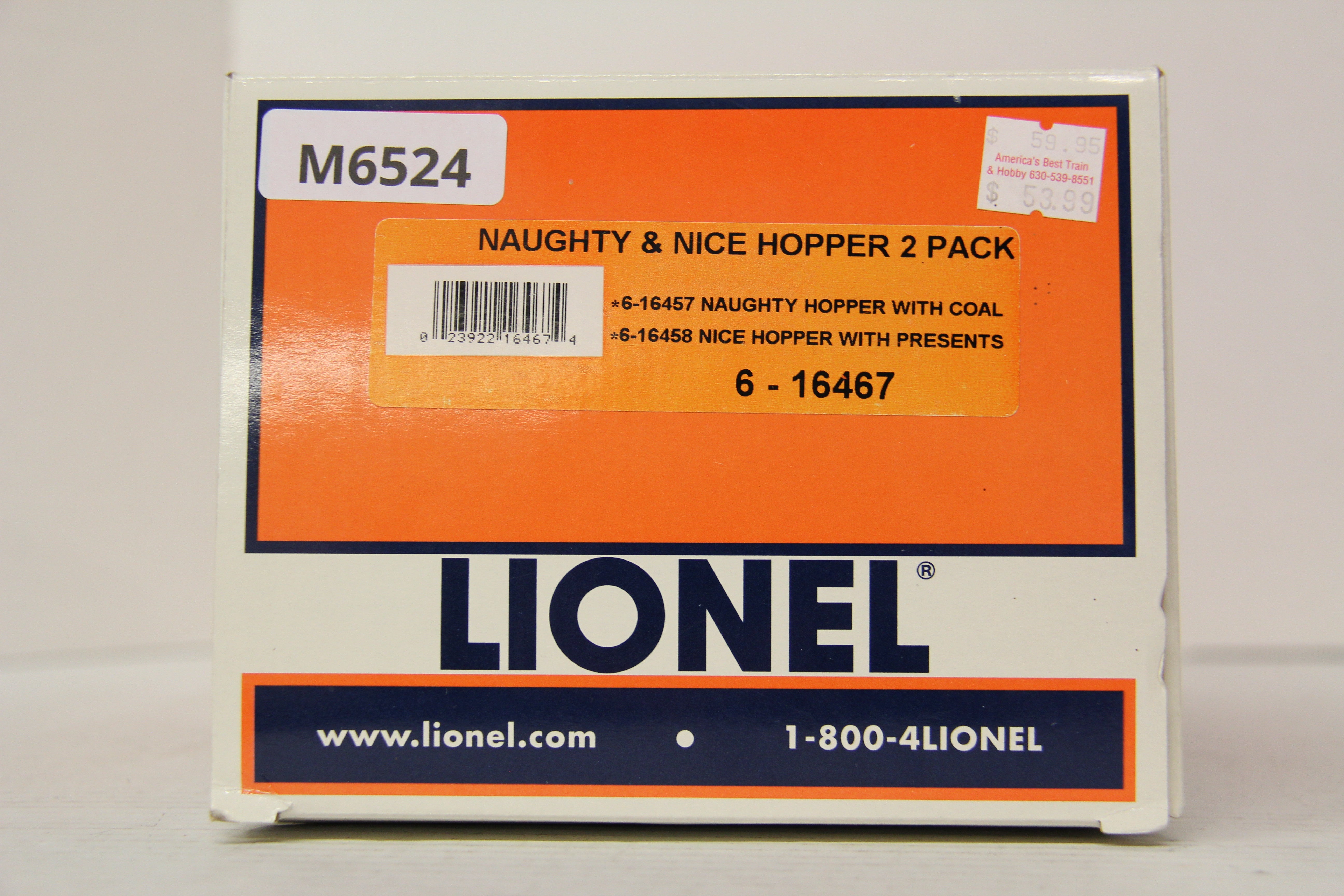Lionel 6-16467 Naughty & Nice Hopper 2 Pack-Second hand-M6524
