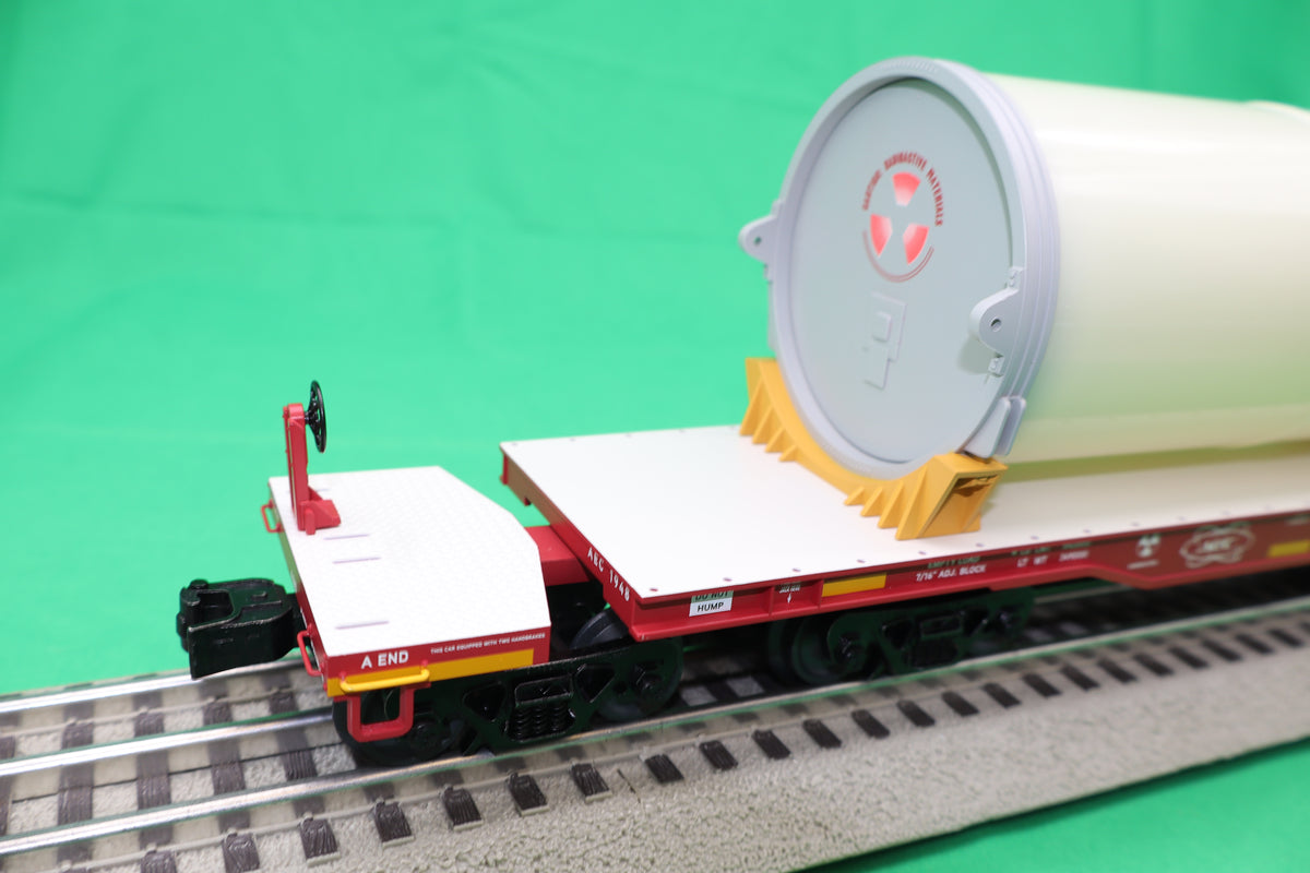 Lionel 2526180 - Heavy Duty Flatcar "AEC" #1948 - MrMuffin'sTrains