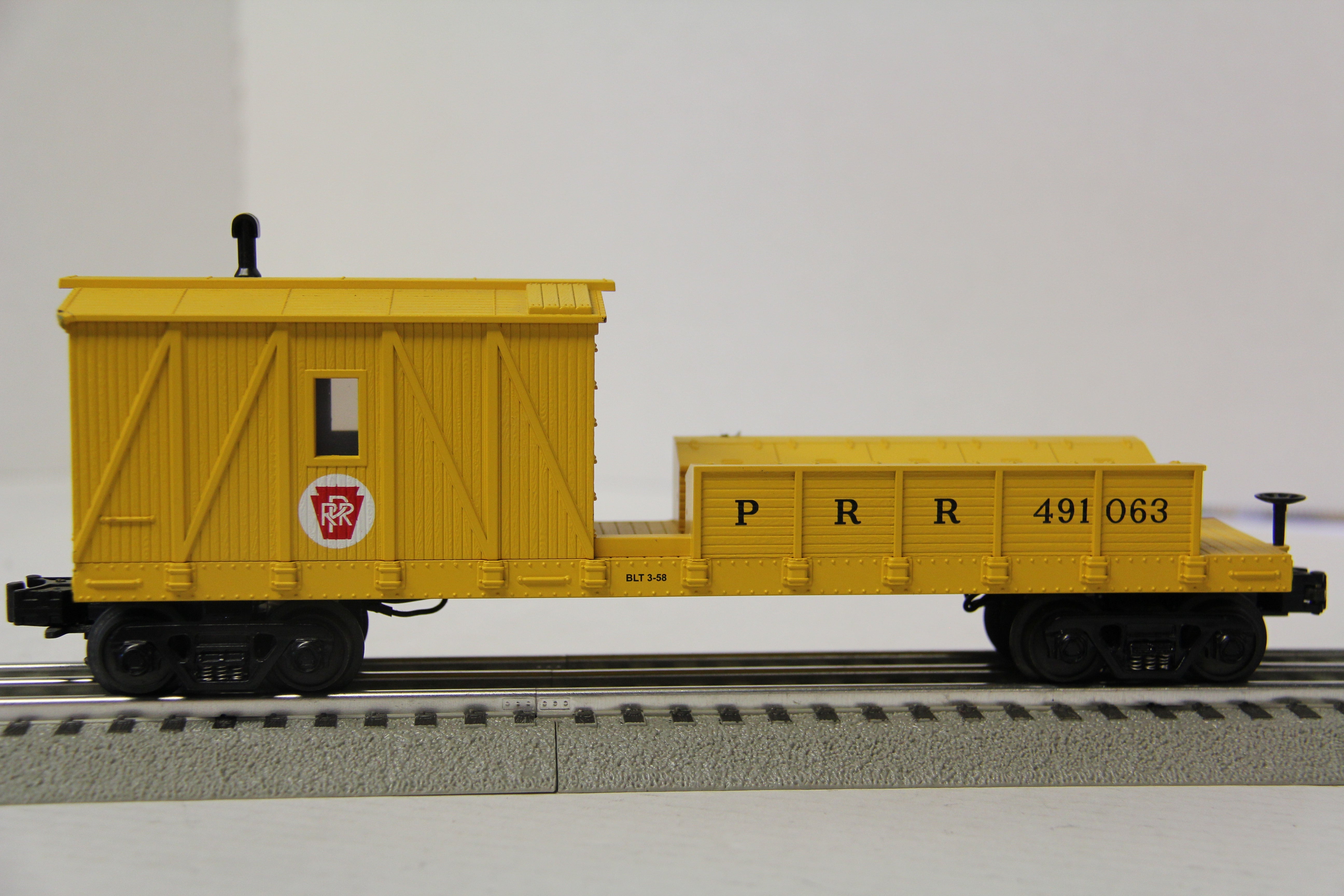 Rail King 30-7949 Pennsylvania Crane Tender Car #491063-Second hand-M4620