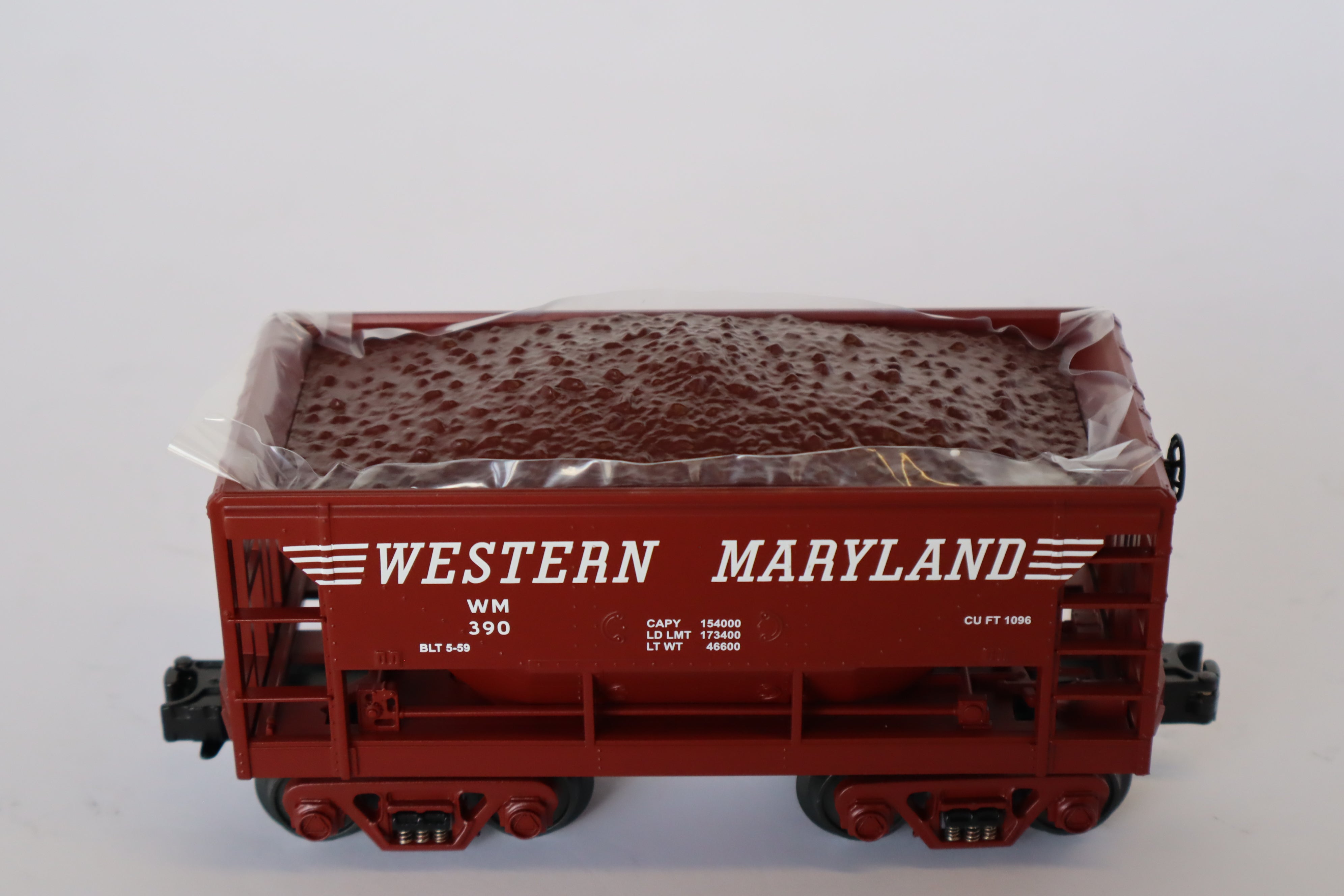 Rail King 30-75118 Western Maryland Ore Car w/ Ore Load-Second hand-M7958