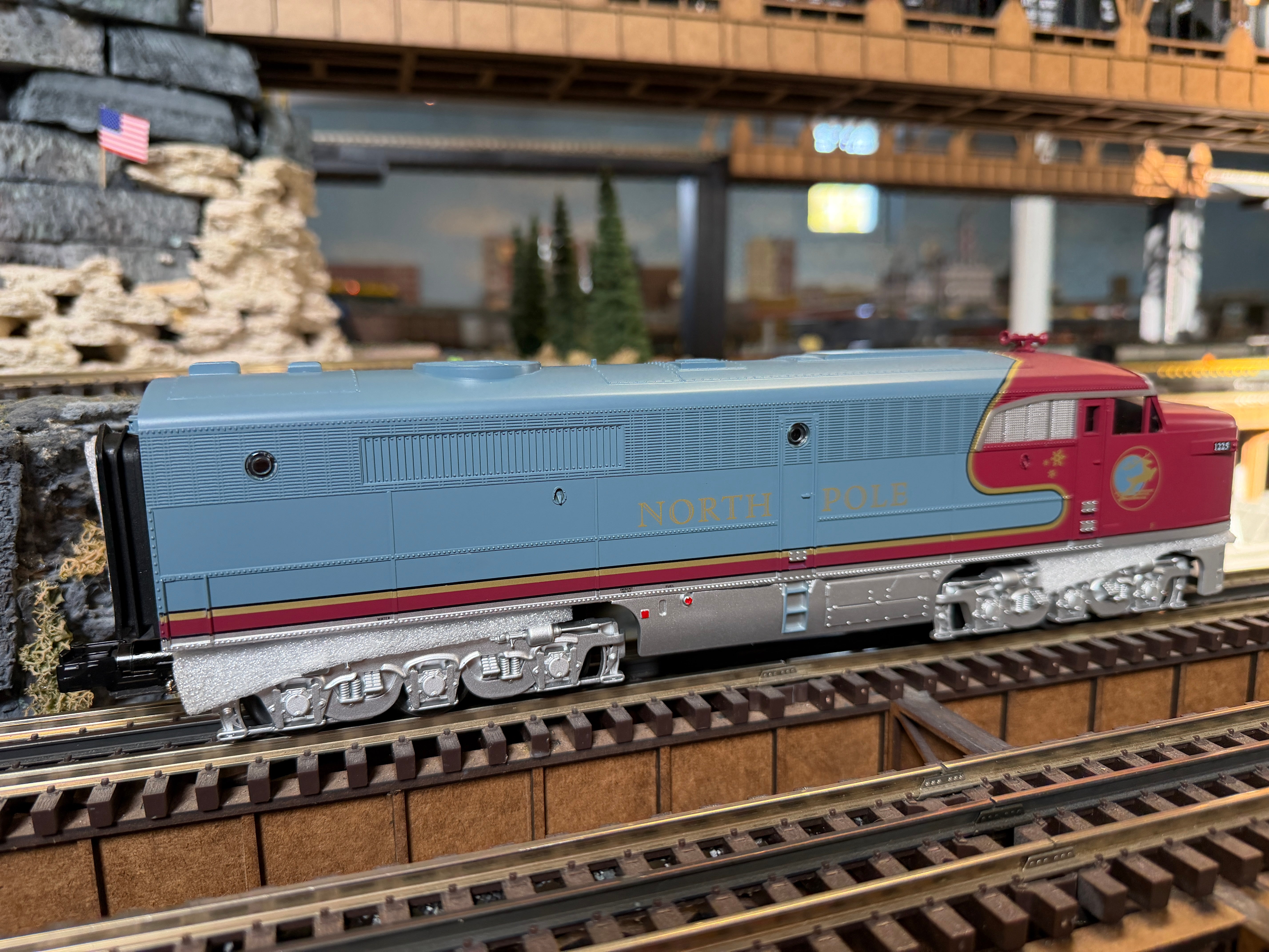 MTH 30-21328-1 - Alco PA A-Unit Diesel "North Pole" #1225 w/ PS3
