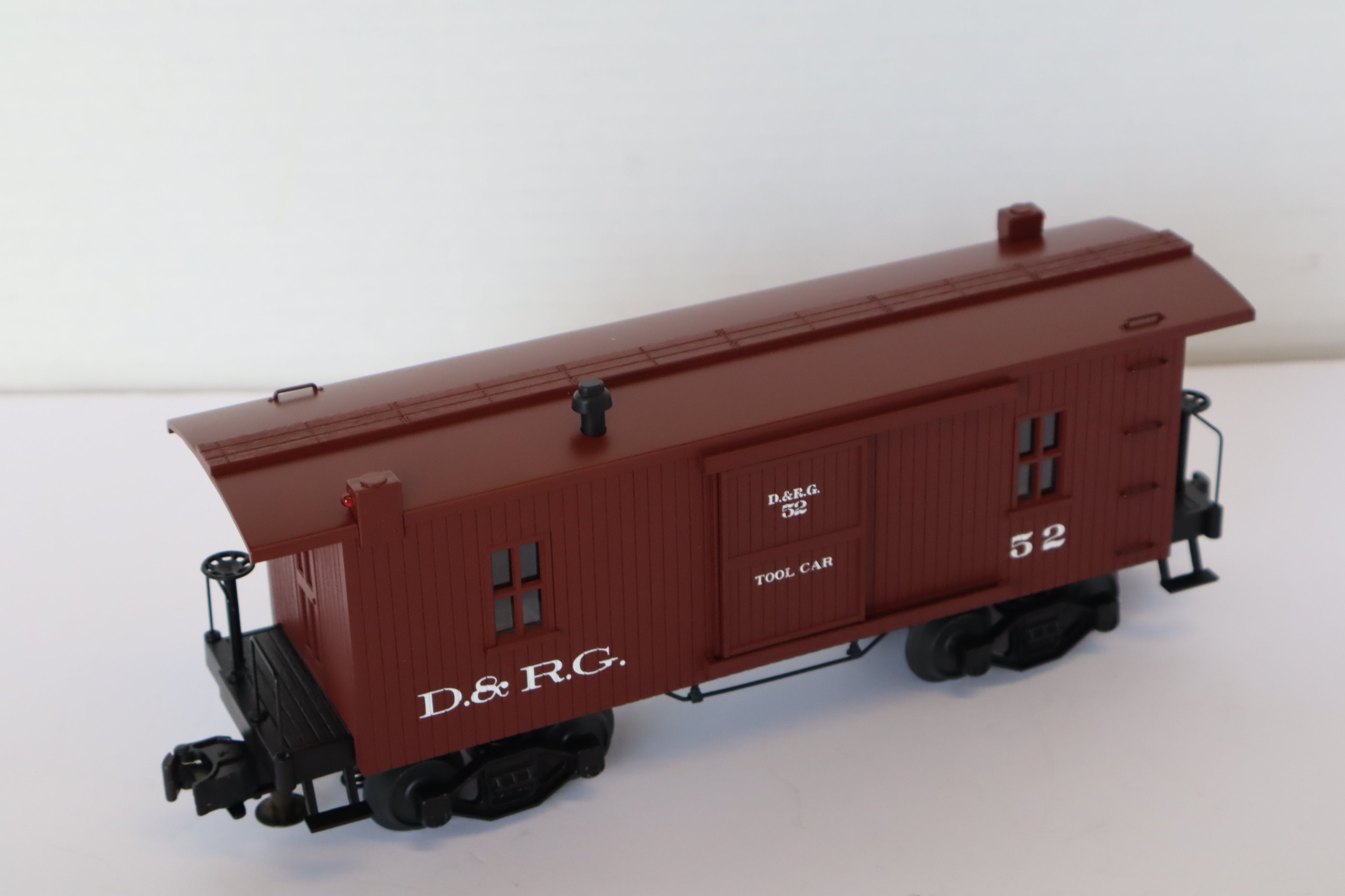 Rail King 30-77079 Denver Rio Grande 19th Century Woodsided Caboose-Second hand-M7959