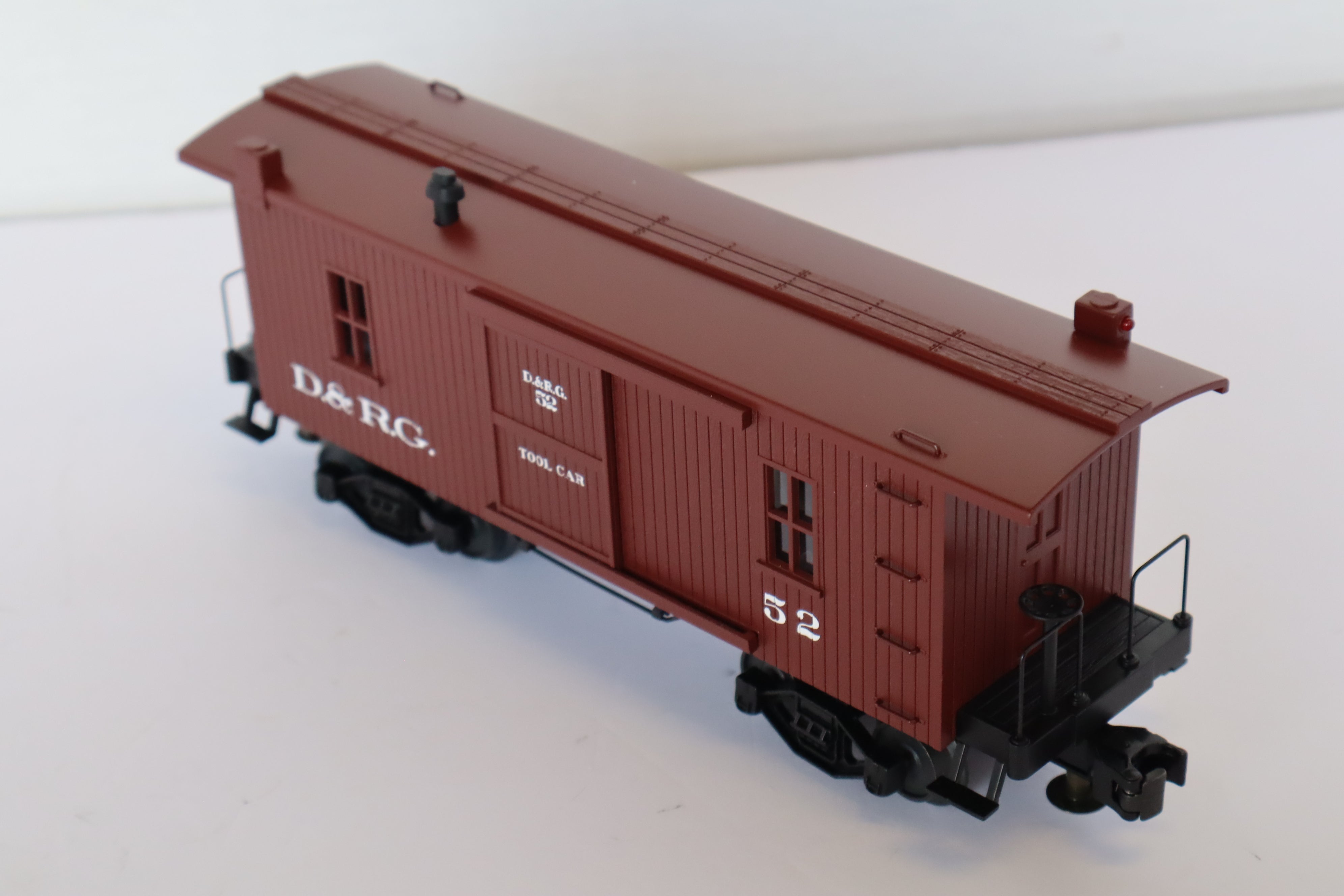 Rail King 30-77079 Denver Rio Grande 19th Century Woodsided Caboose-Second hand-M7959