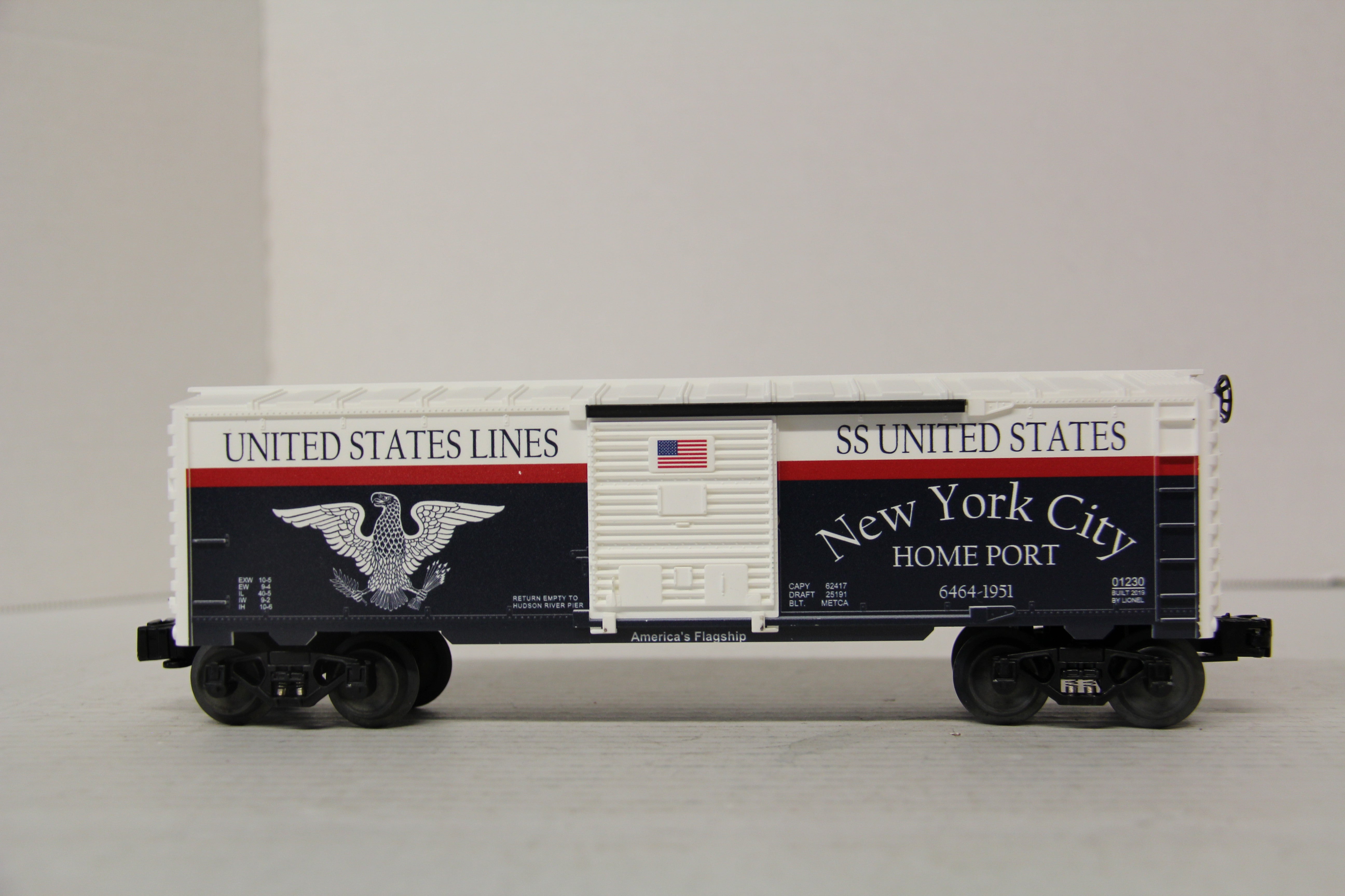 Lionel 1901230 METCA SS United States Boxcar-Second hand-M6527