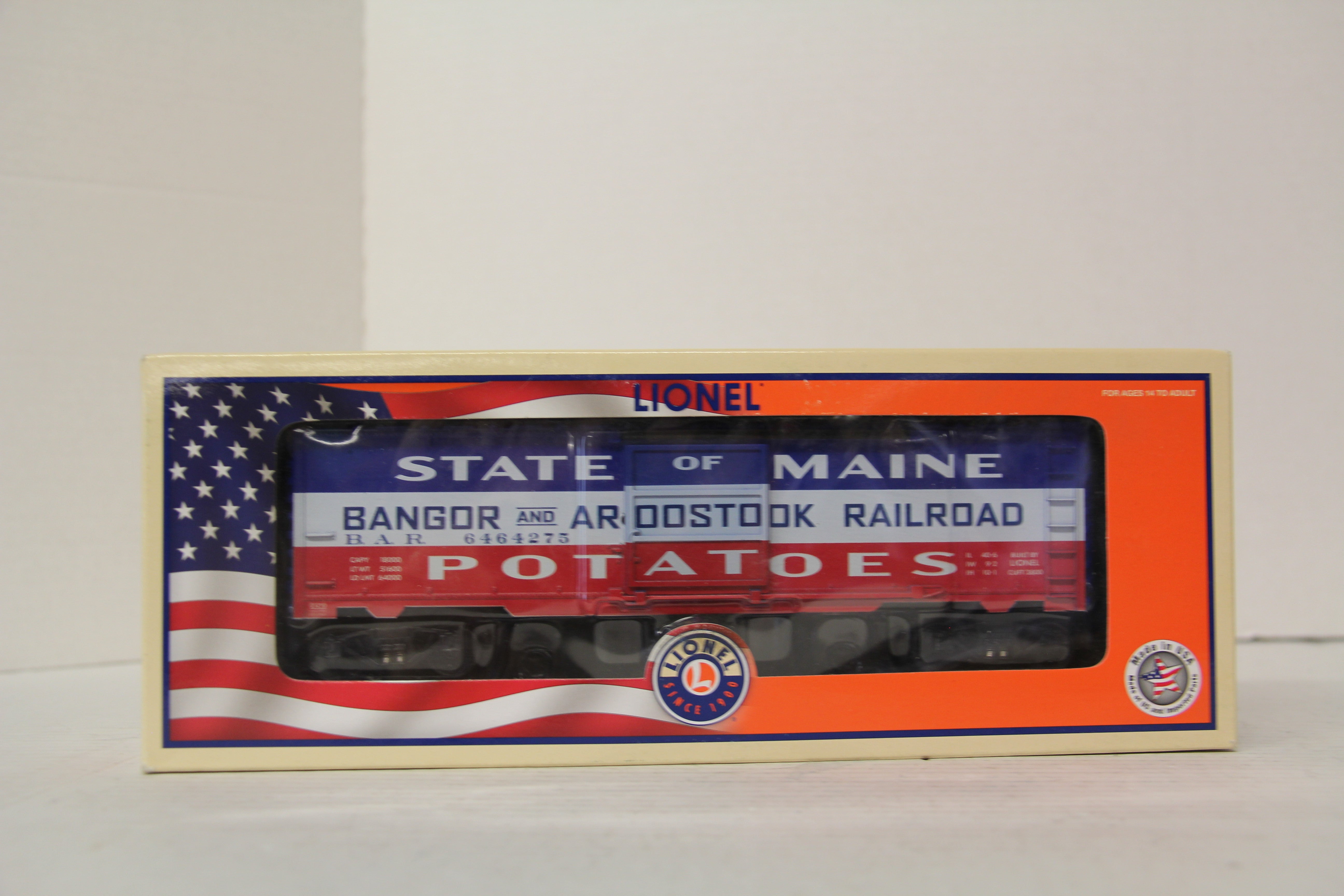 Lionel 2001210 METCA State of Maine 6474-275 Boxcar-Second hand-M6528