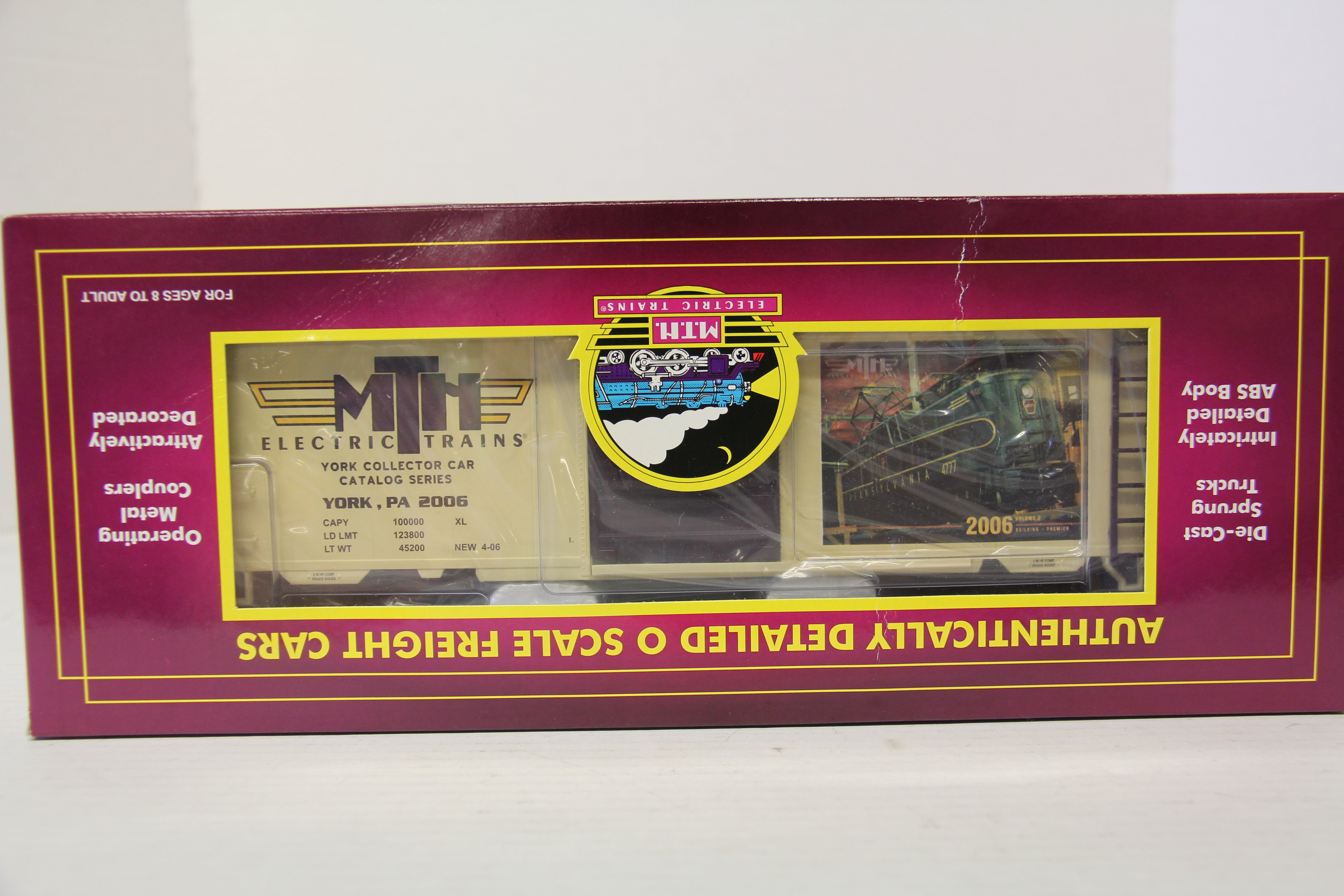 MTH 20-93321 TCA Spring York 2006 40' Box Car-Second hand-M4622