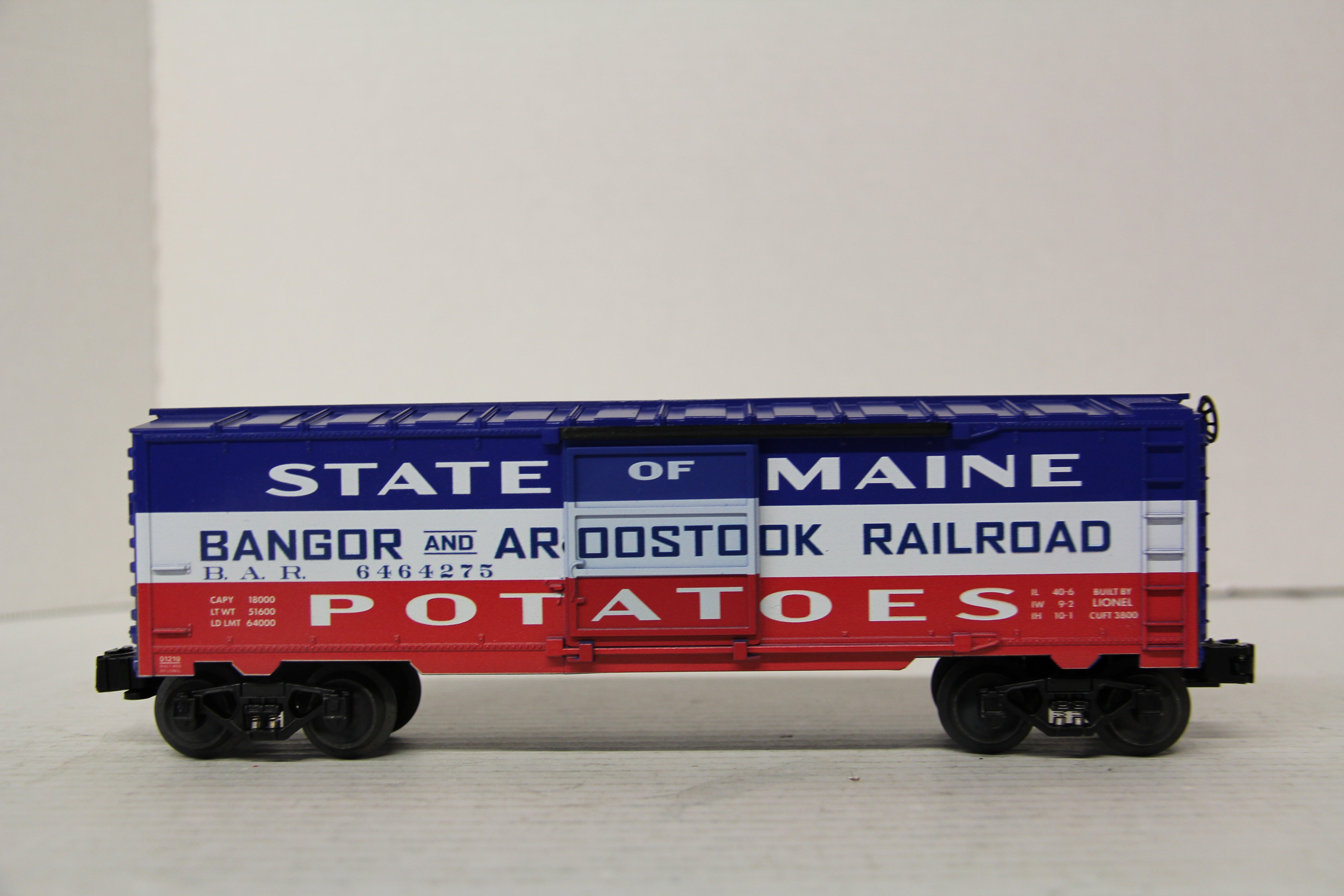 Lionel 2001210 METCA State of Maine 6474-275 Boxcar-Second hand-M6528