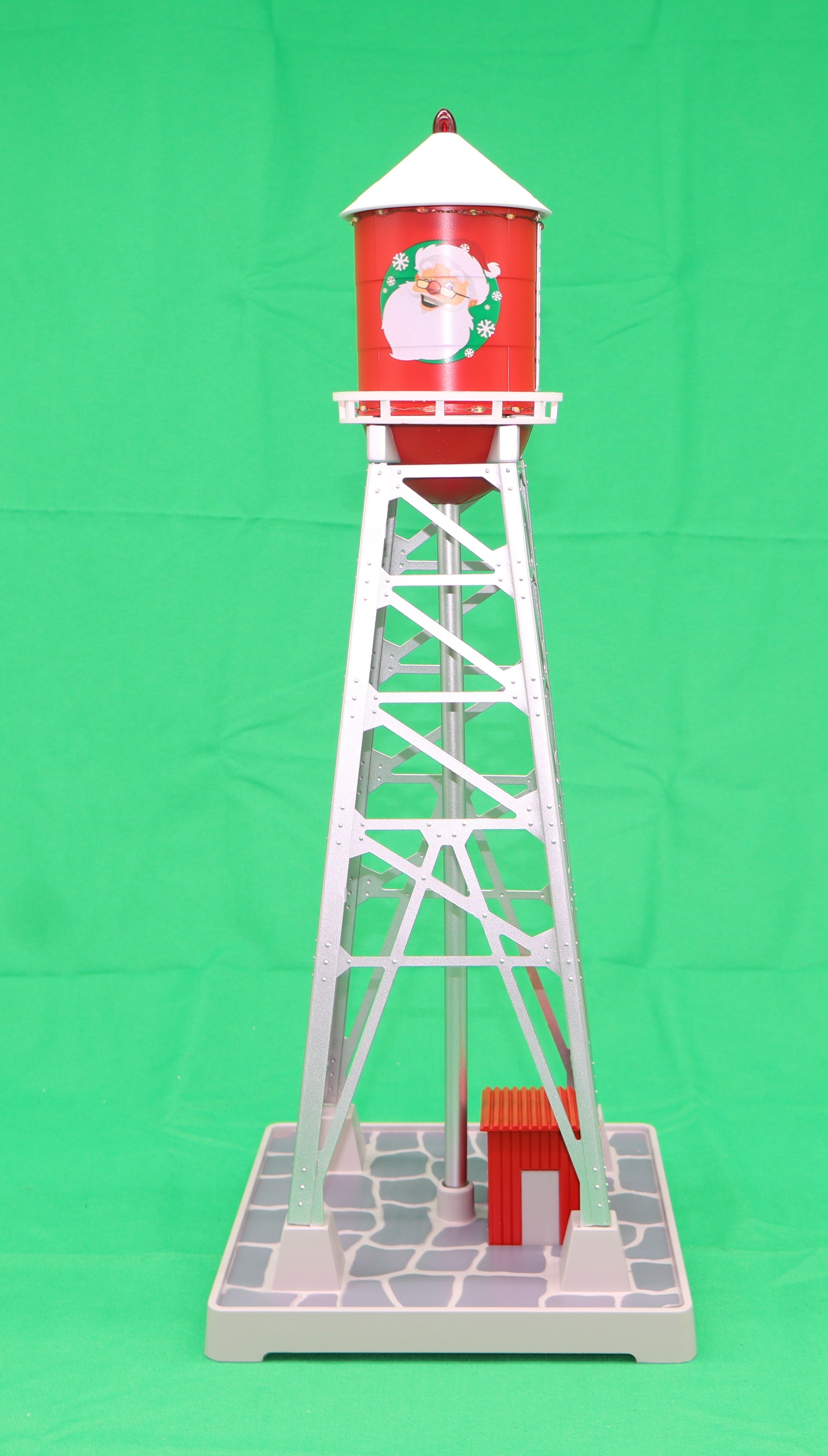 MTH 30-90738 - #193 Industrial Water Tower "Christmas" w/ LEDs
