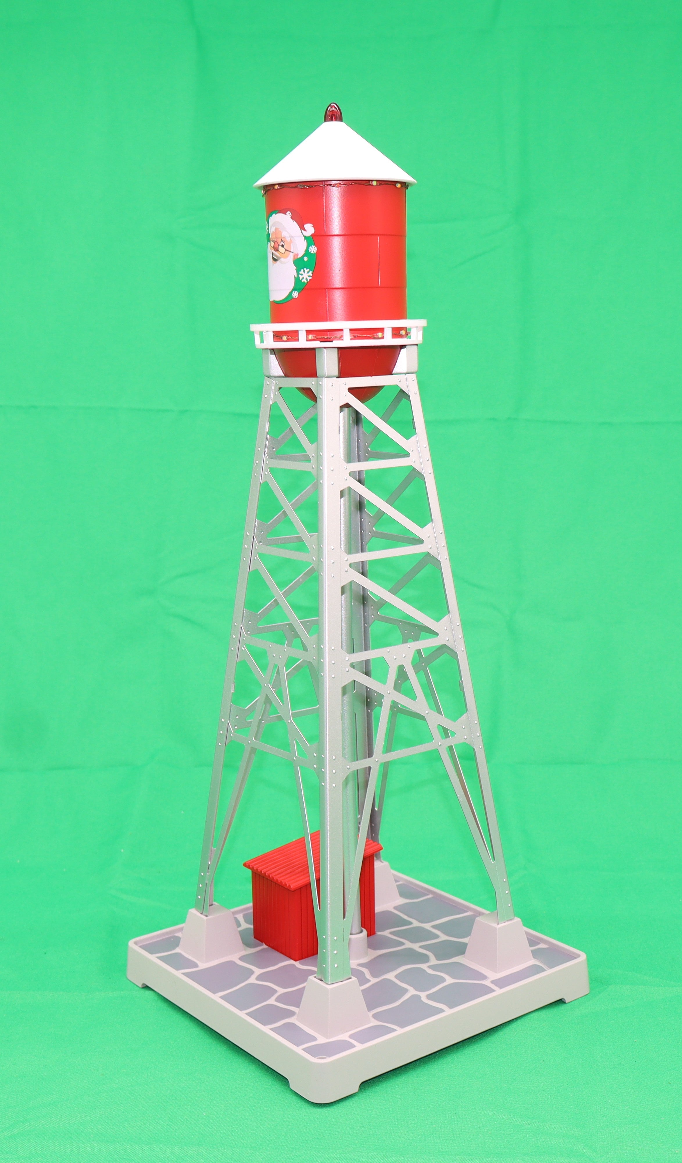 MTH 30-90738 - #193 Industrial Water Tower "Christmas" w/ LEDs