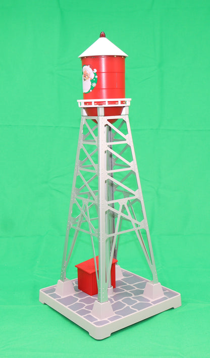 MTH 30-90738 - #193 Industrial Water Tower "Christmas" w/ LEDs - MrMuffin'sTrains