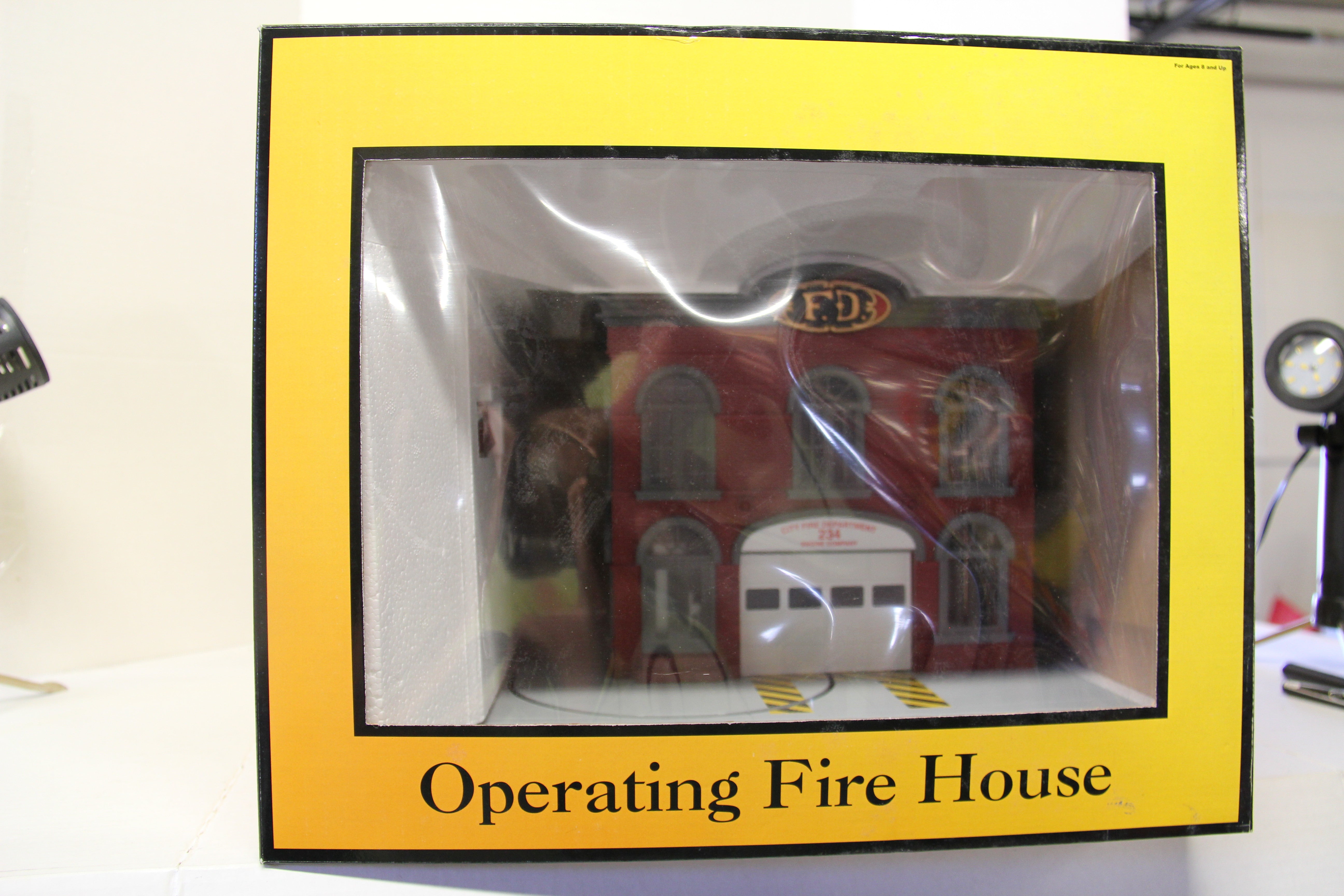 Rail King 30-9102 Operating Fire House-Second hand-M4633