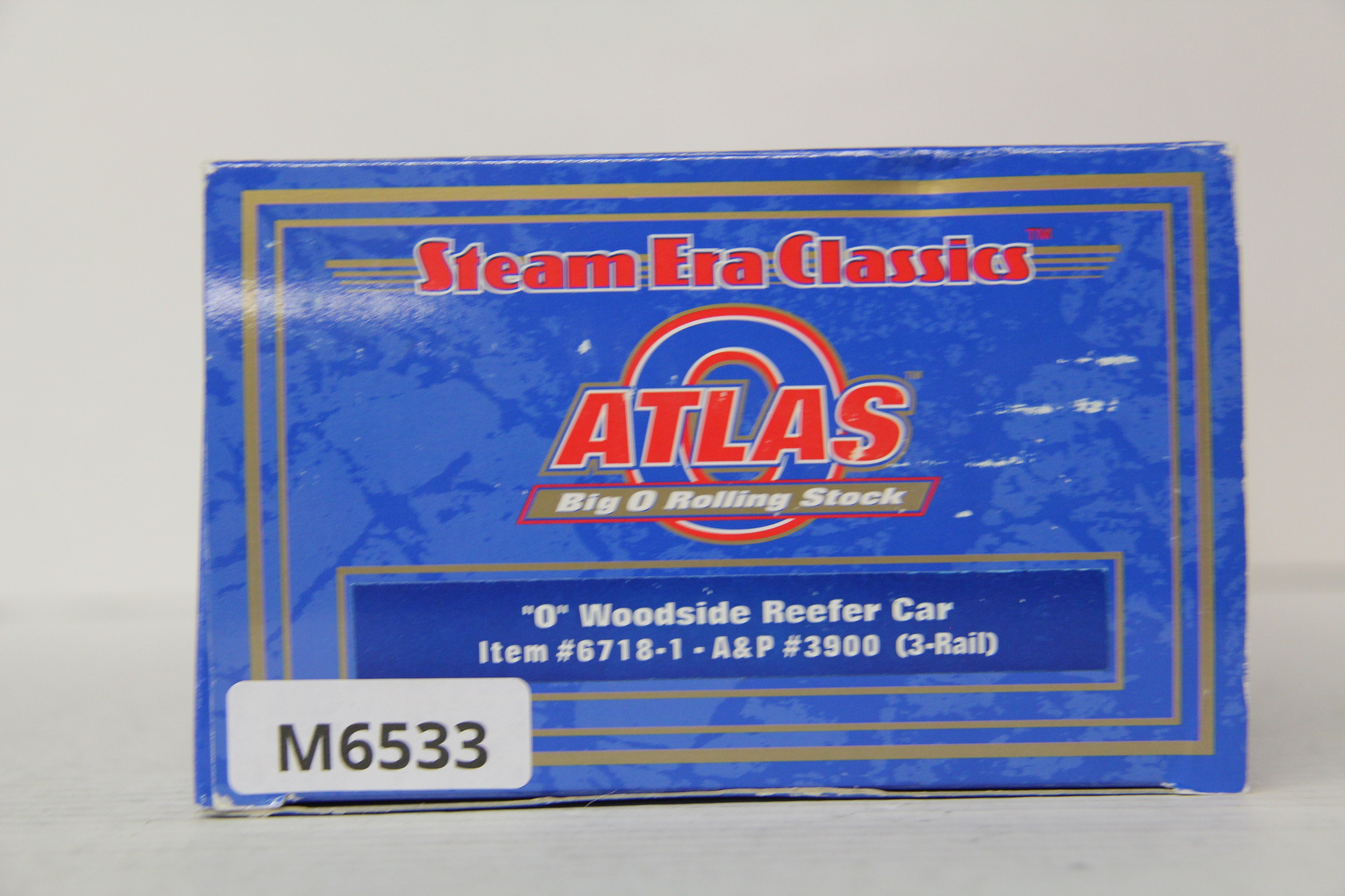Atlas #6718-1 A&P Woodside Reefer Car #3900-Second hand-M6533