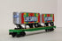 MTH 20-95526 Harlem River & Port Chester Railroad Flat Car w/ 2 PUP Trailers-Second hand-M6534