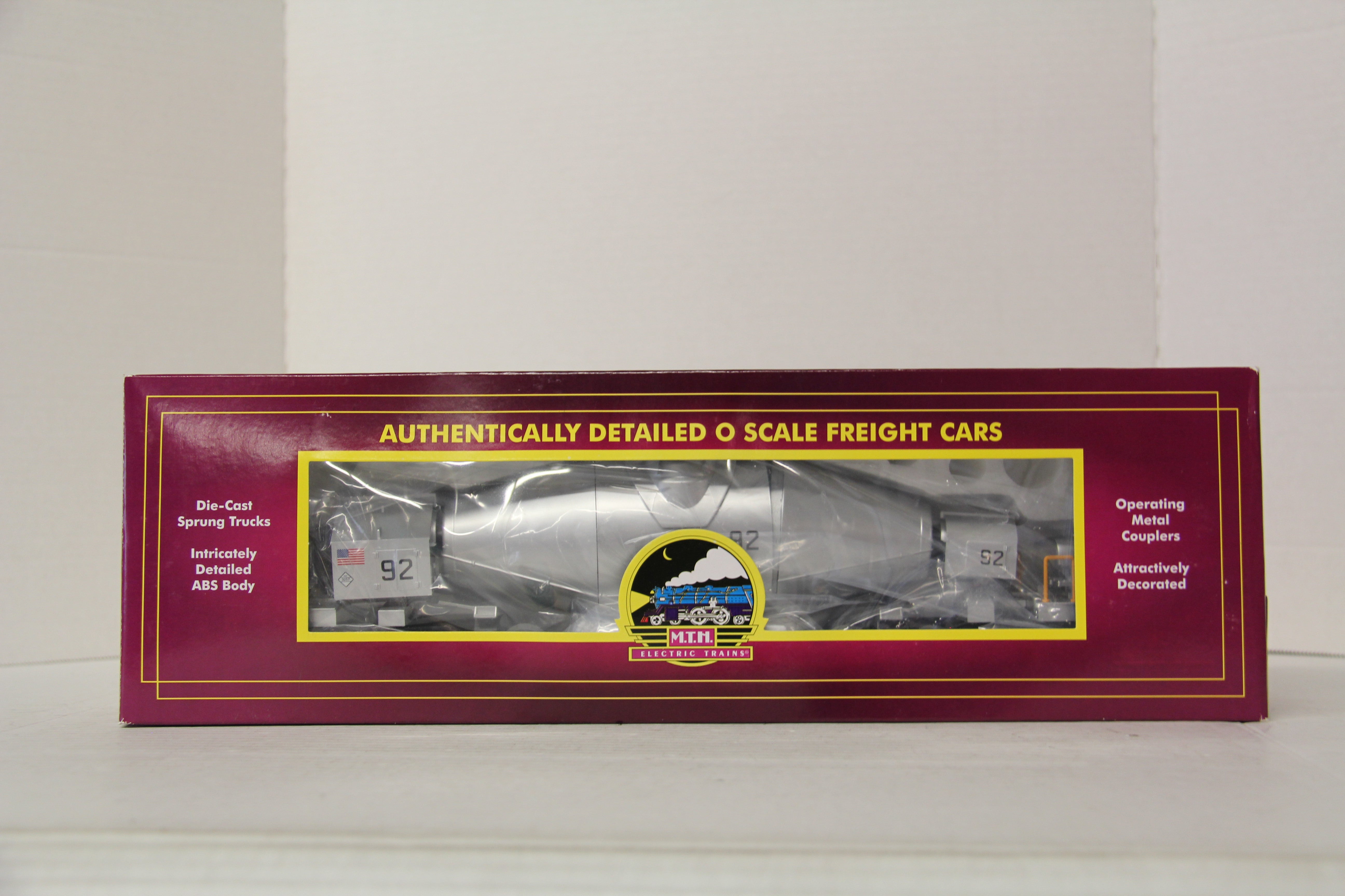 MTH 20-95374 Silver #92 Hot Metal Car w/ Flickering Molten Load-Second hand-M6536