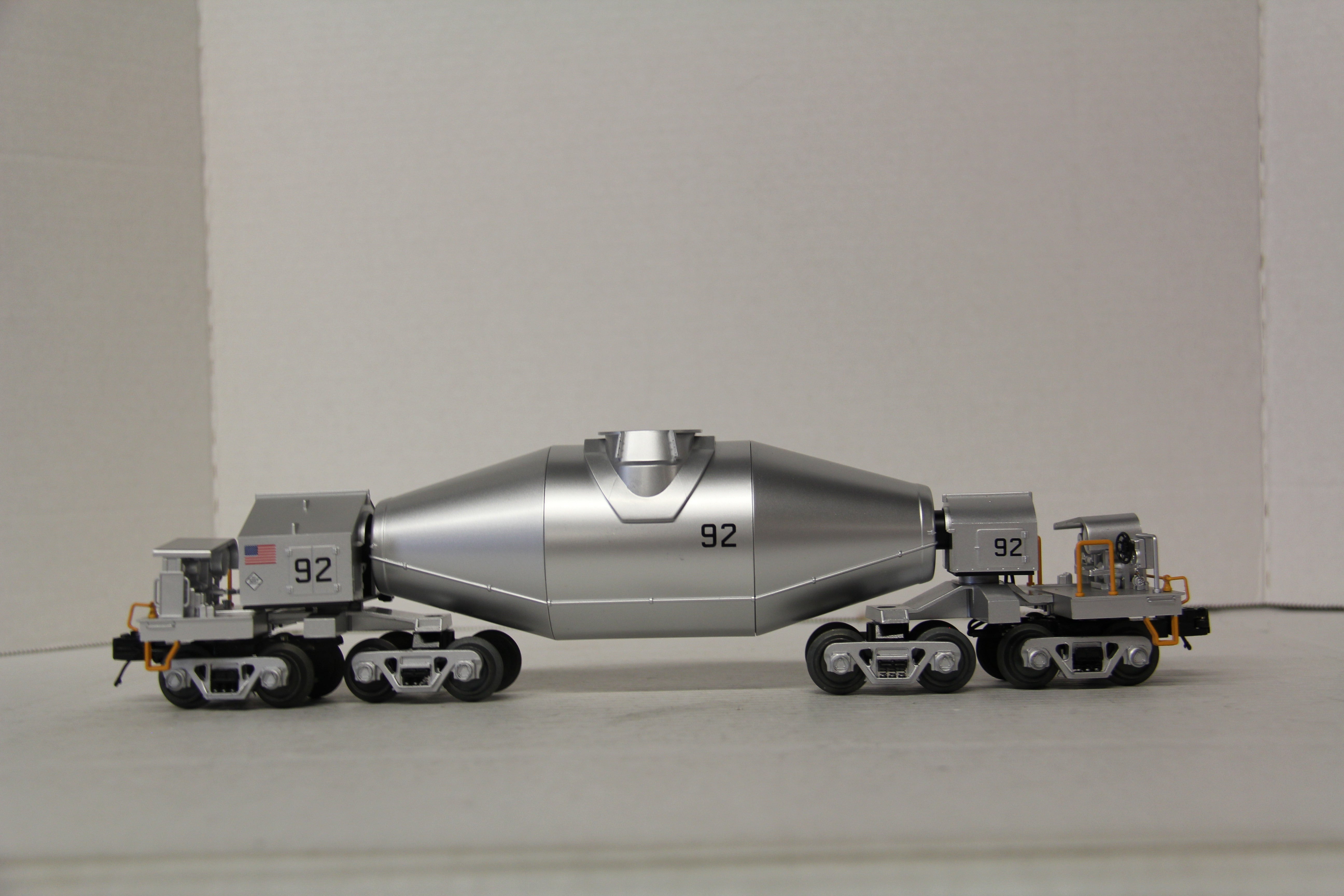 MTH 20-95374 Silver #92 Hot Metal Car w/ Flickering Molten Load-Second hand-M6536
