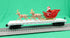 MTH 30-76941 - Flat Car "Christmas" #122525 w/ LED Lights, Santa Sleigh & Reindeer