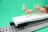 MTH 30-76941 - Flat Car "Christmas" #122525 w/ LED Lights, Santa Sleigh & Reindeer