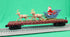 MTH 30-76946 - Flat Car "North Pole" #122525 w/ LED Lights, Santa Sleigh & Reindeer (Red)