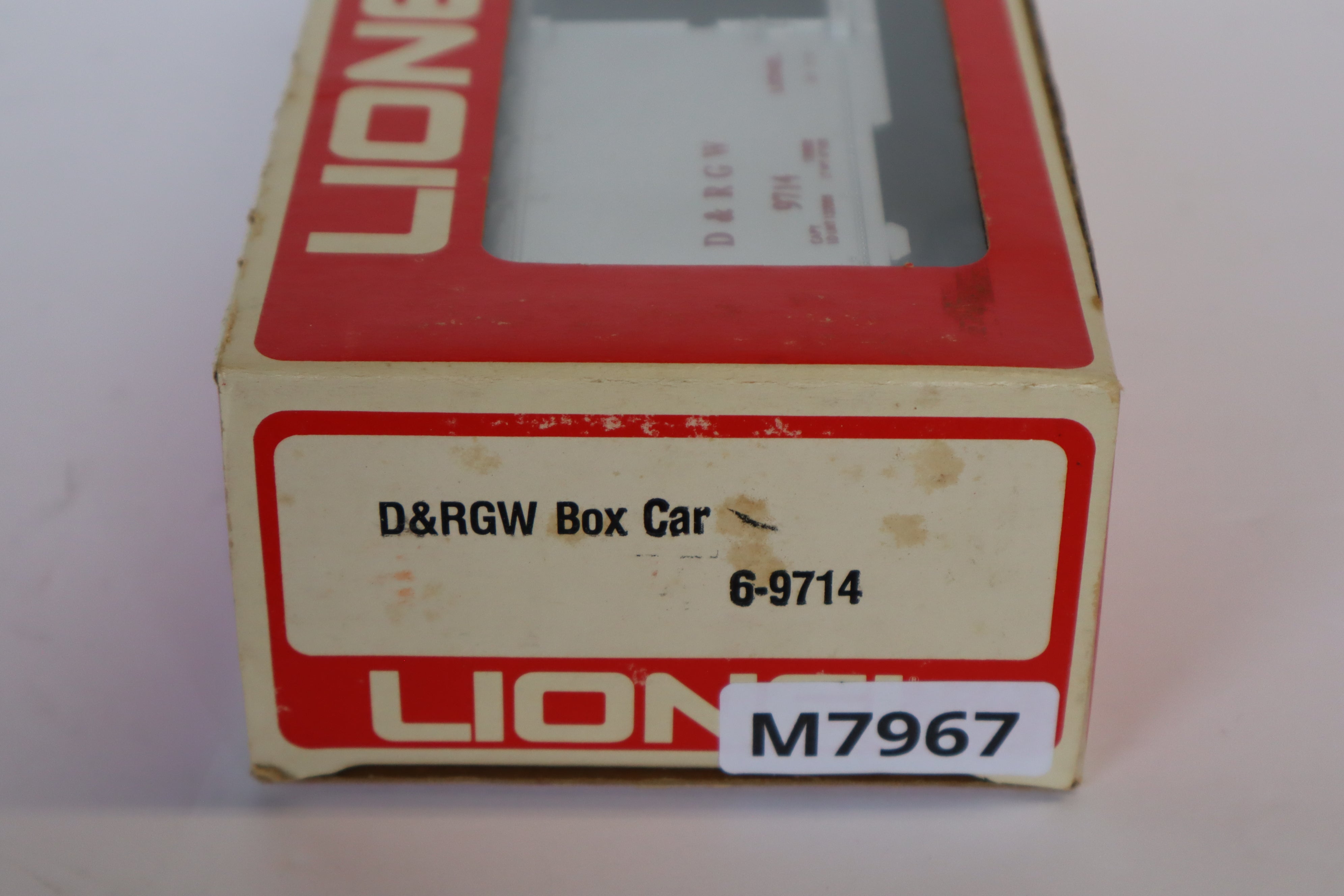 Lionel 6-9714 D&RGW Box Car-Second hand-M7967