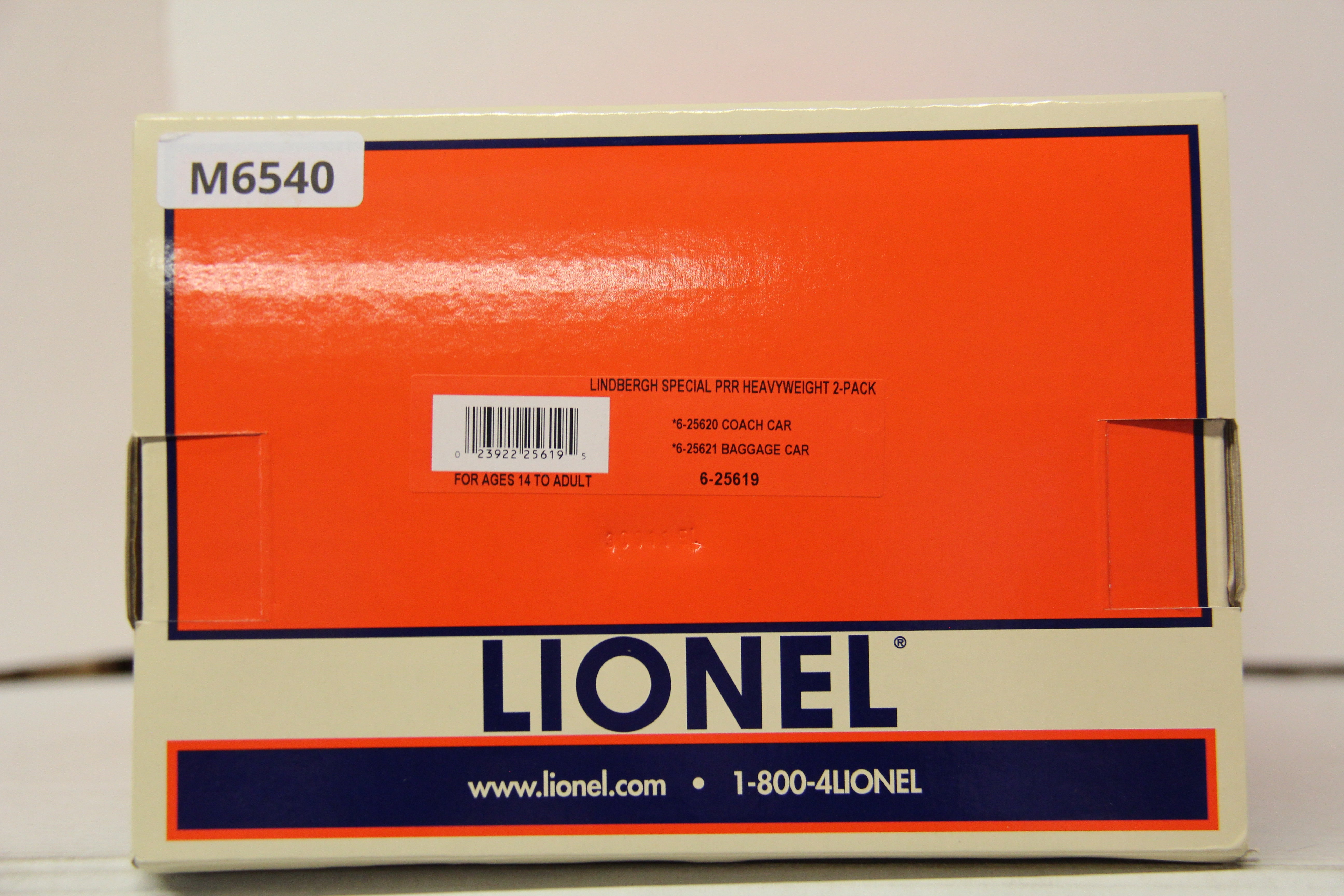 Lionel 6-25619 Lindbergh Special PRR Heavyweight 2 Pack-Second hand-M6540
