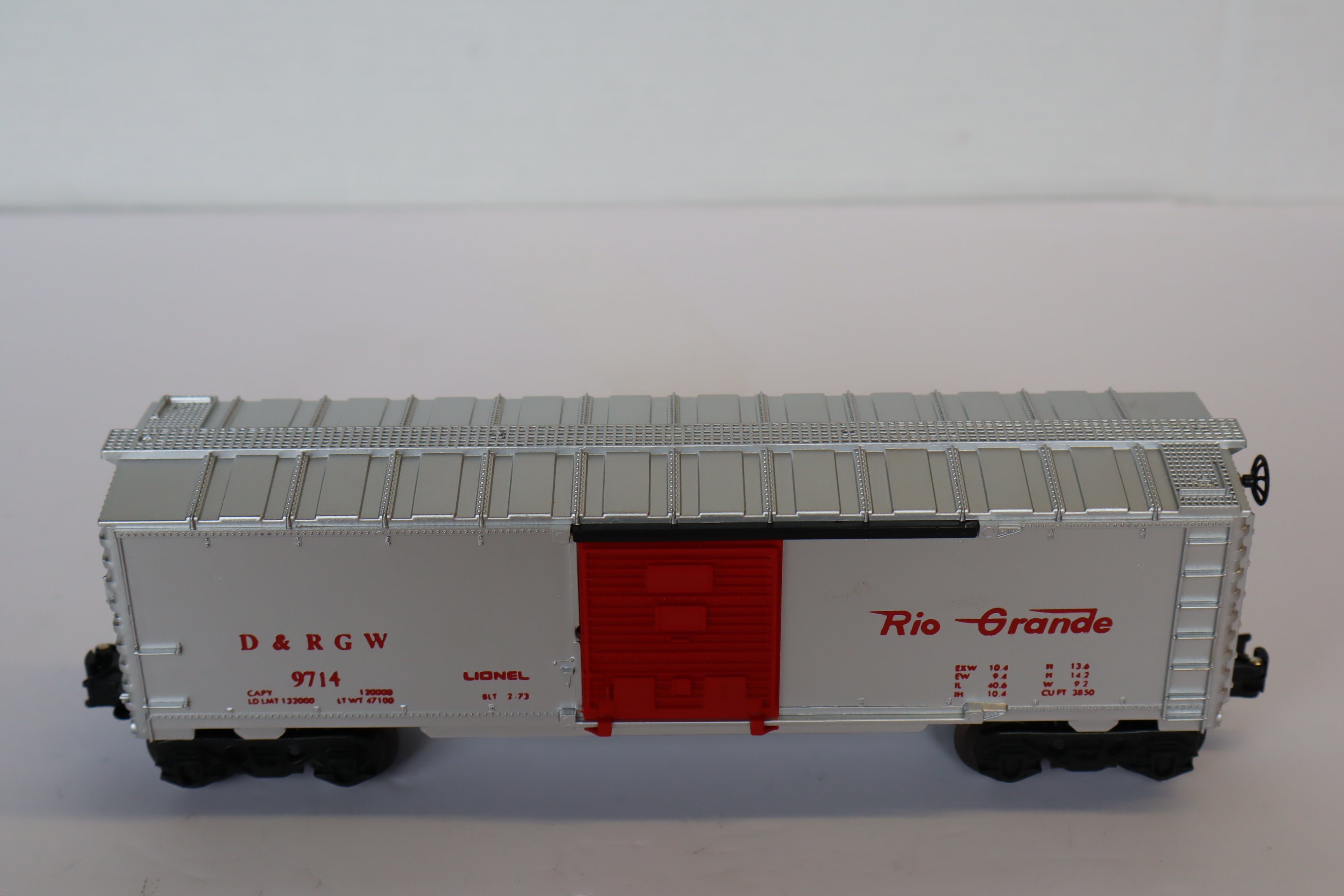 Lionel 6-9714 D&RGW Box Car-Second hand-M7967