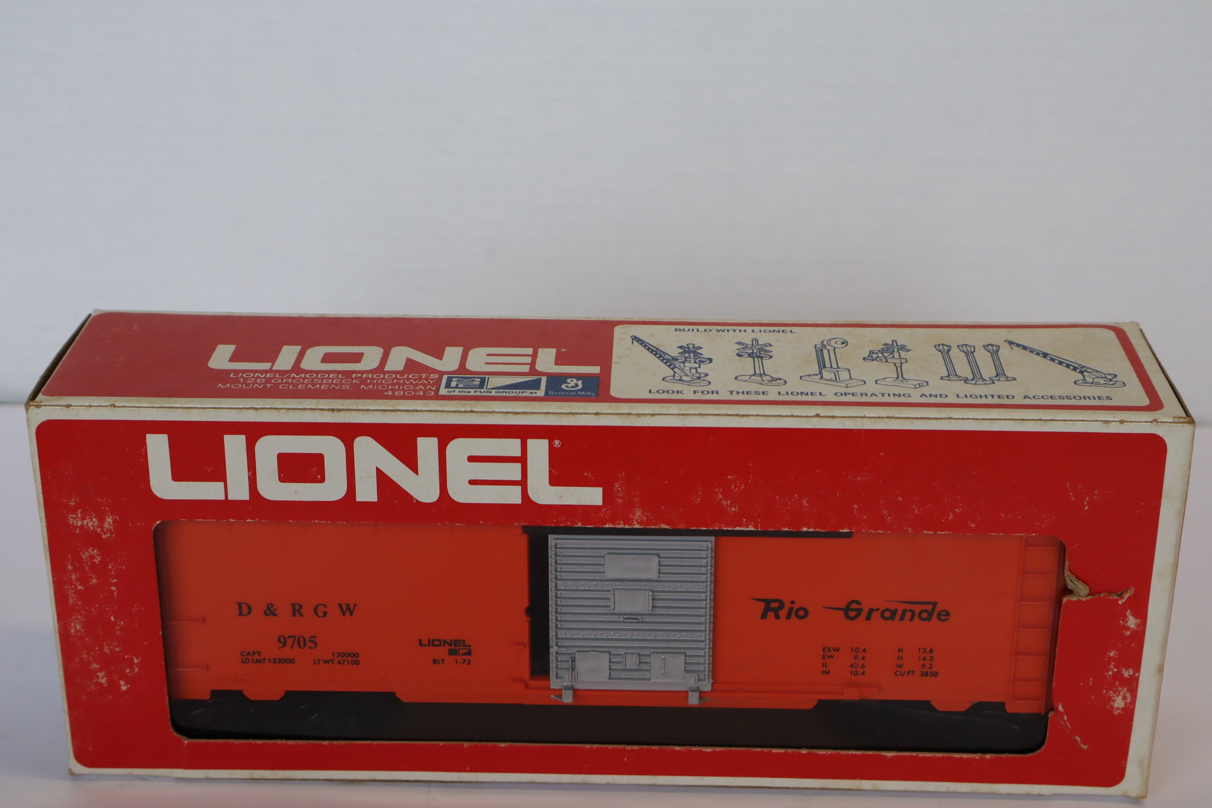 Lionel 6-9705 Denver Rio Grande Box Car-Second hand-M7969