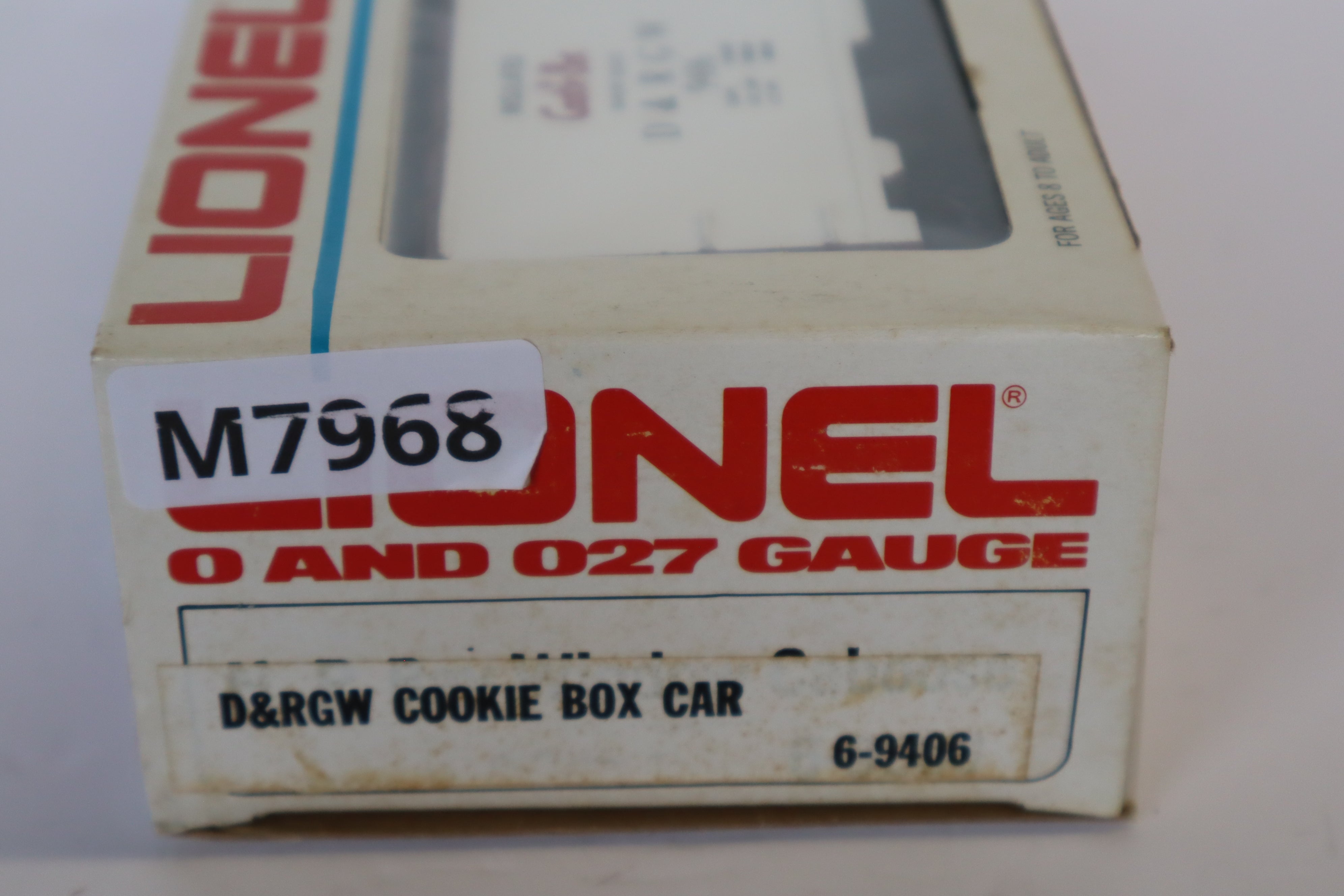 Lionel 6-9406 D&RGW Cookie Box Car-Second hand-M7968