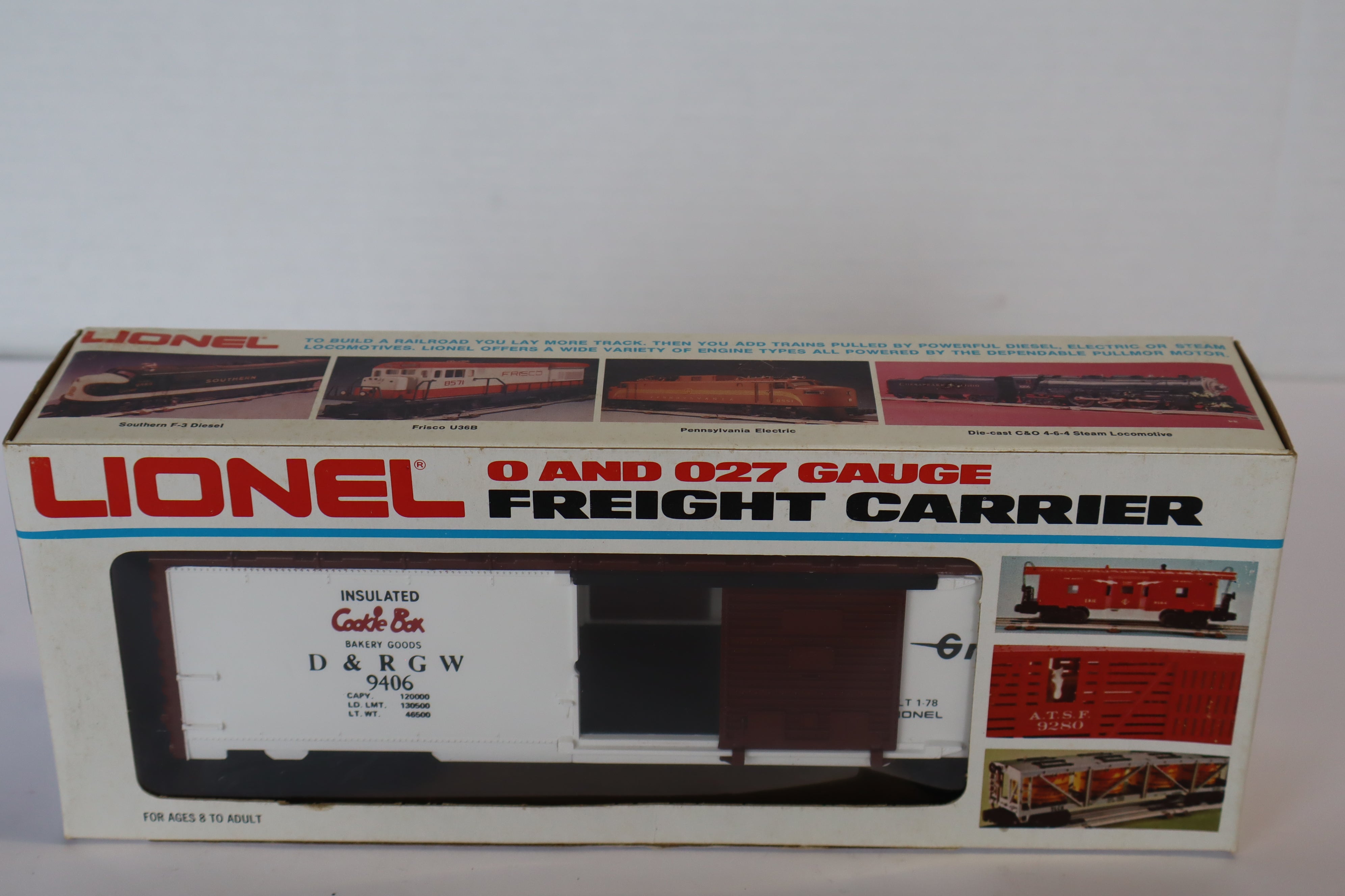 Lionel 6-9406 D&RGW Cookie Box Car-Second hand-M7968