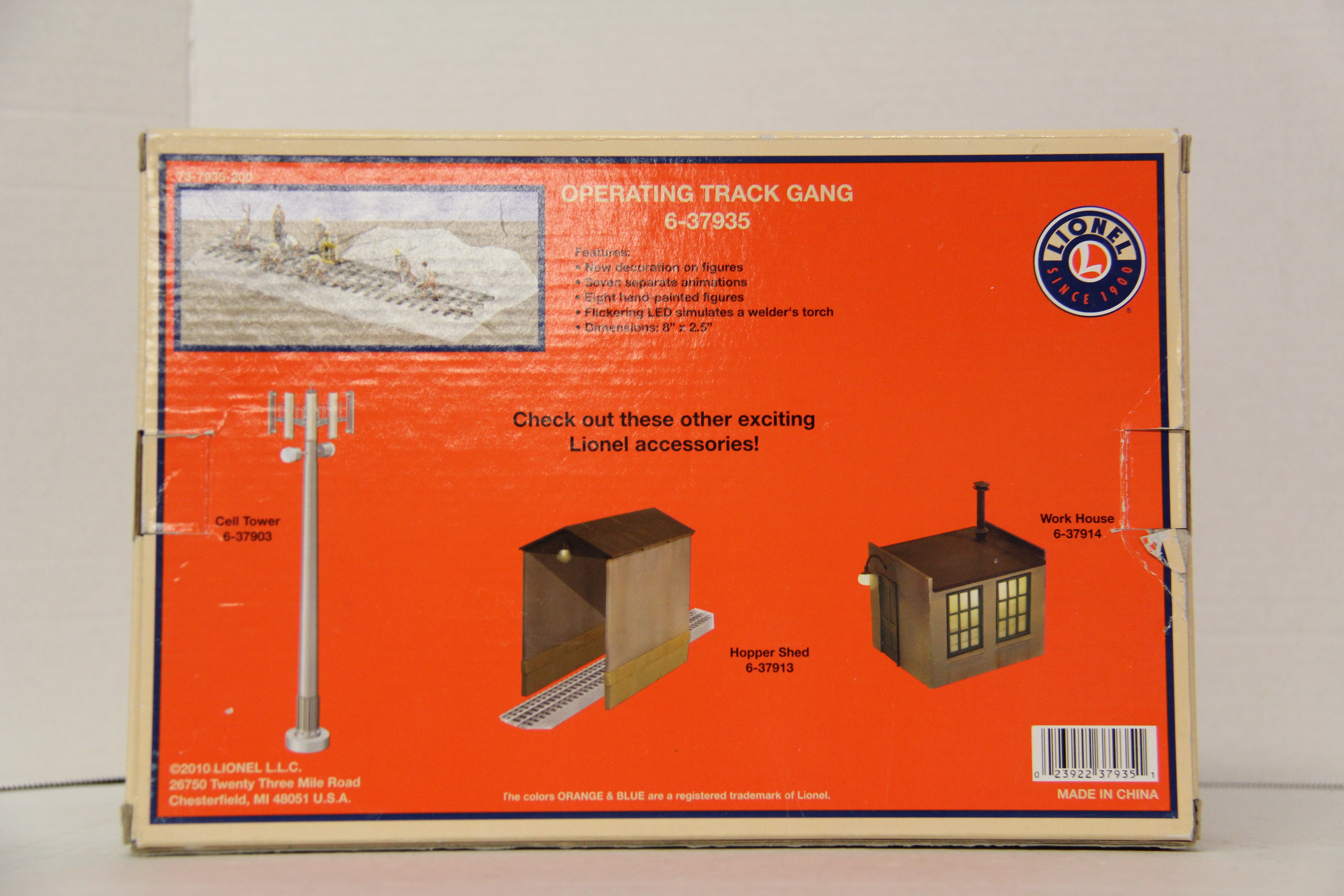 Lionel 6-37935 Operating Track Gang-Second hand-M6543