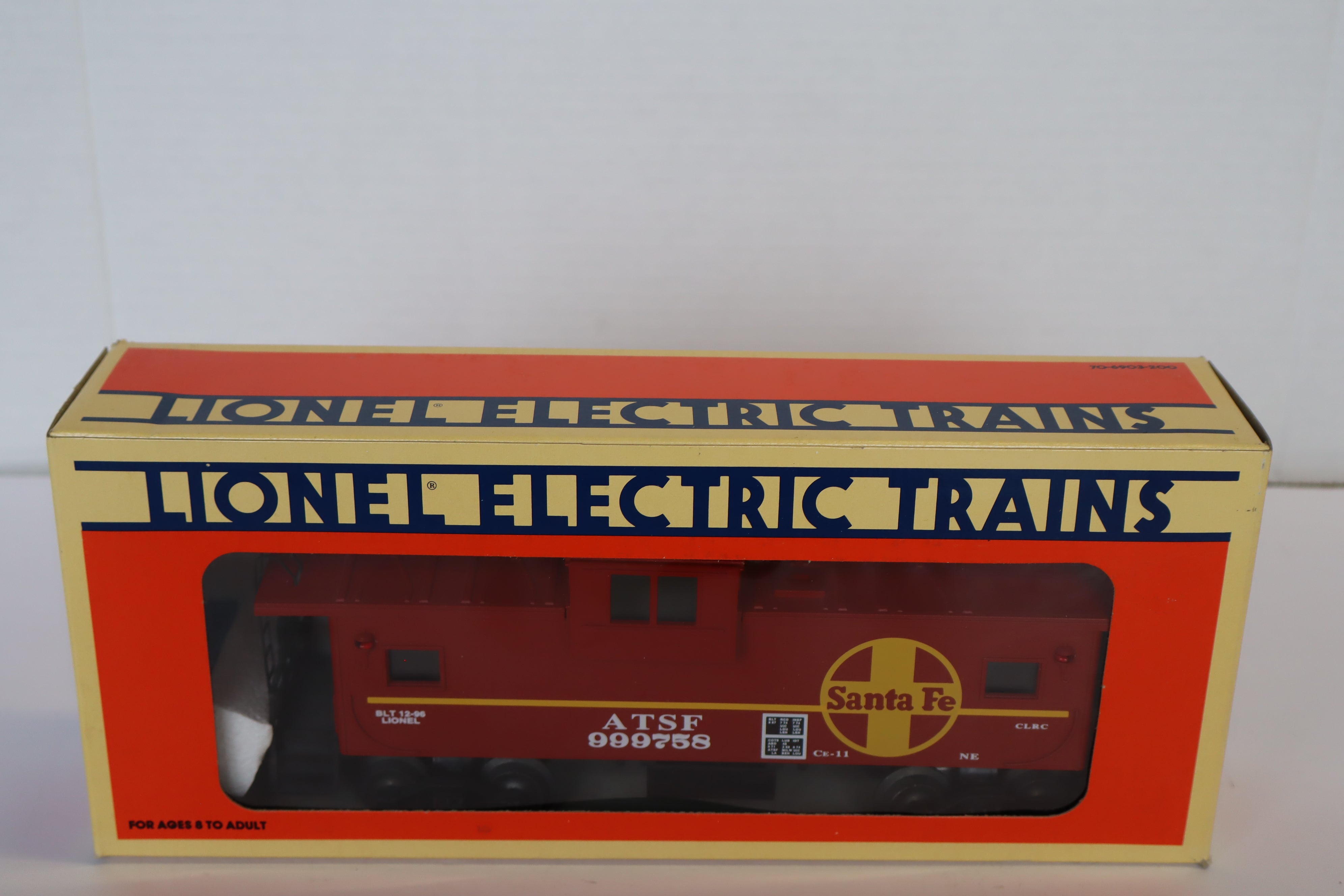 Lionel 6-52102 Santa Fe Extended Vision Caboose-Second hand-M7974