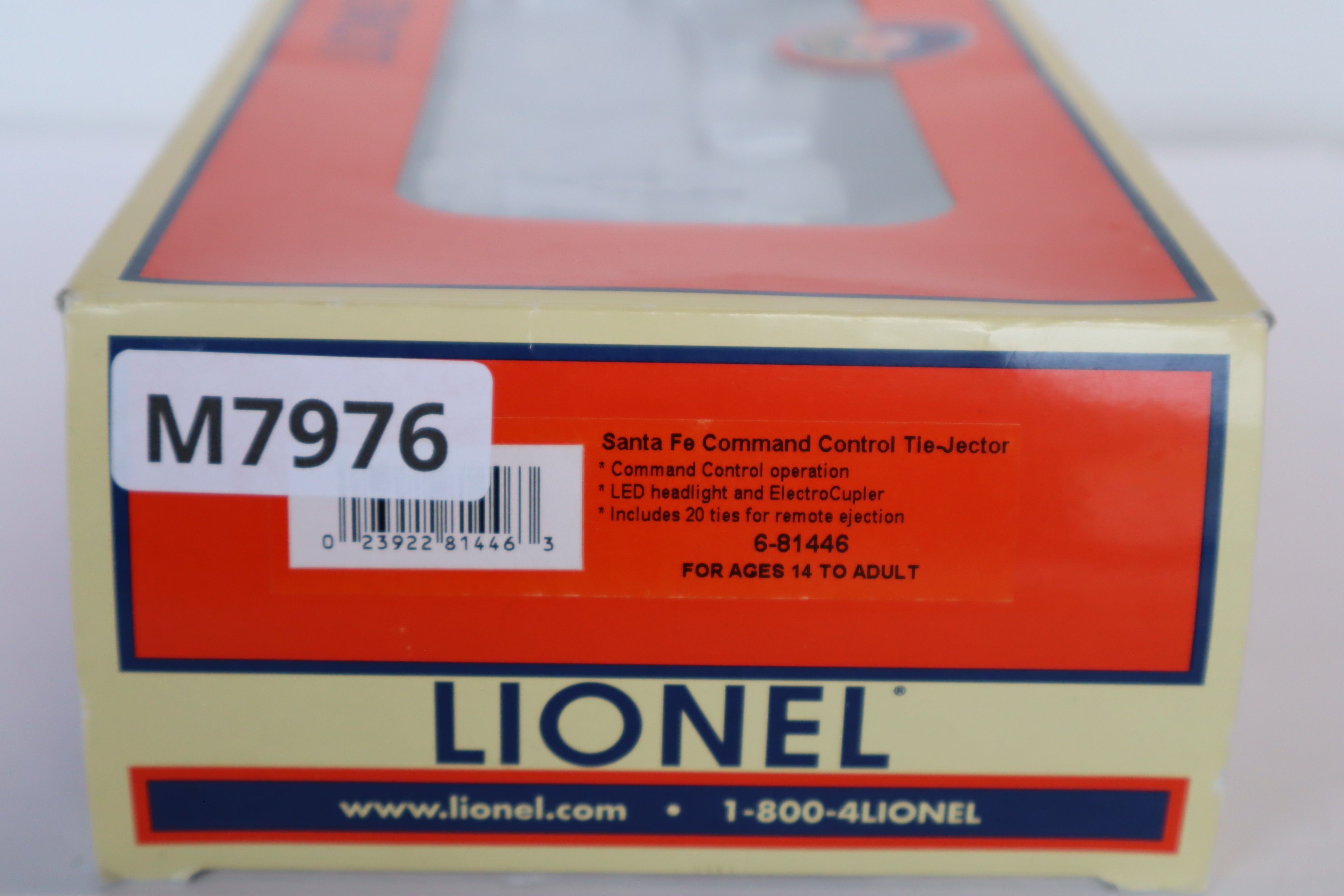 Lionel 6-81446 Santa Fe Command Control Tie-Jector-Second hand-M7976