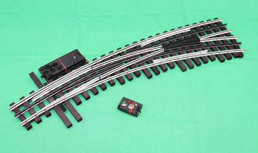 Ross Custom Switches #160M - Super Line - 072-054 Curved Switch Track (Right) w/ Dz1000 - MrMuffin'sTrains