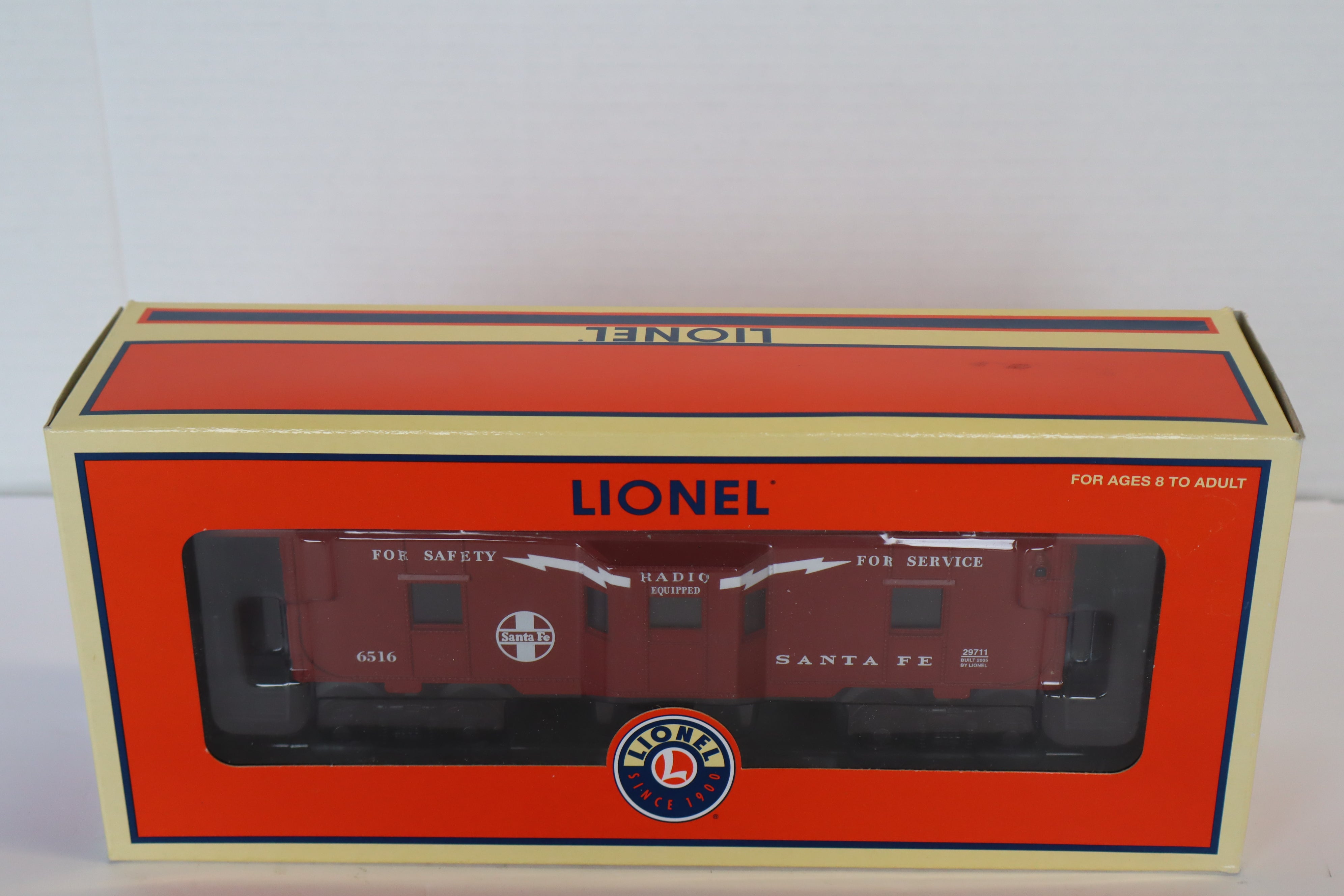Lionel 6-29711 Archive Collection 6516 Santa Fe Bay Window Caboose-Second hand-M7975