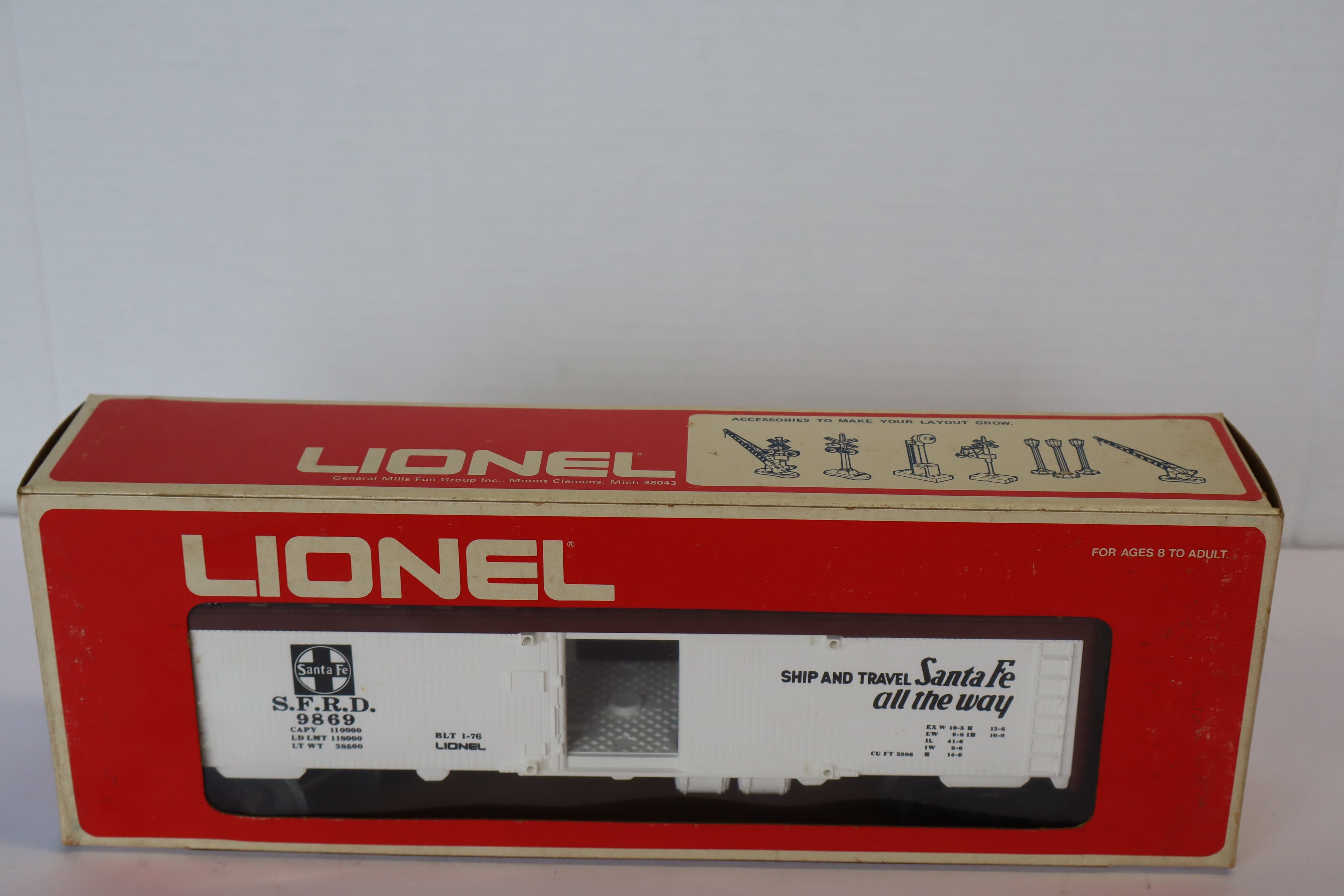 Lionel 6-9869 Santa Fe Reefer-Second hand-M7979