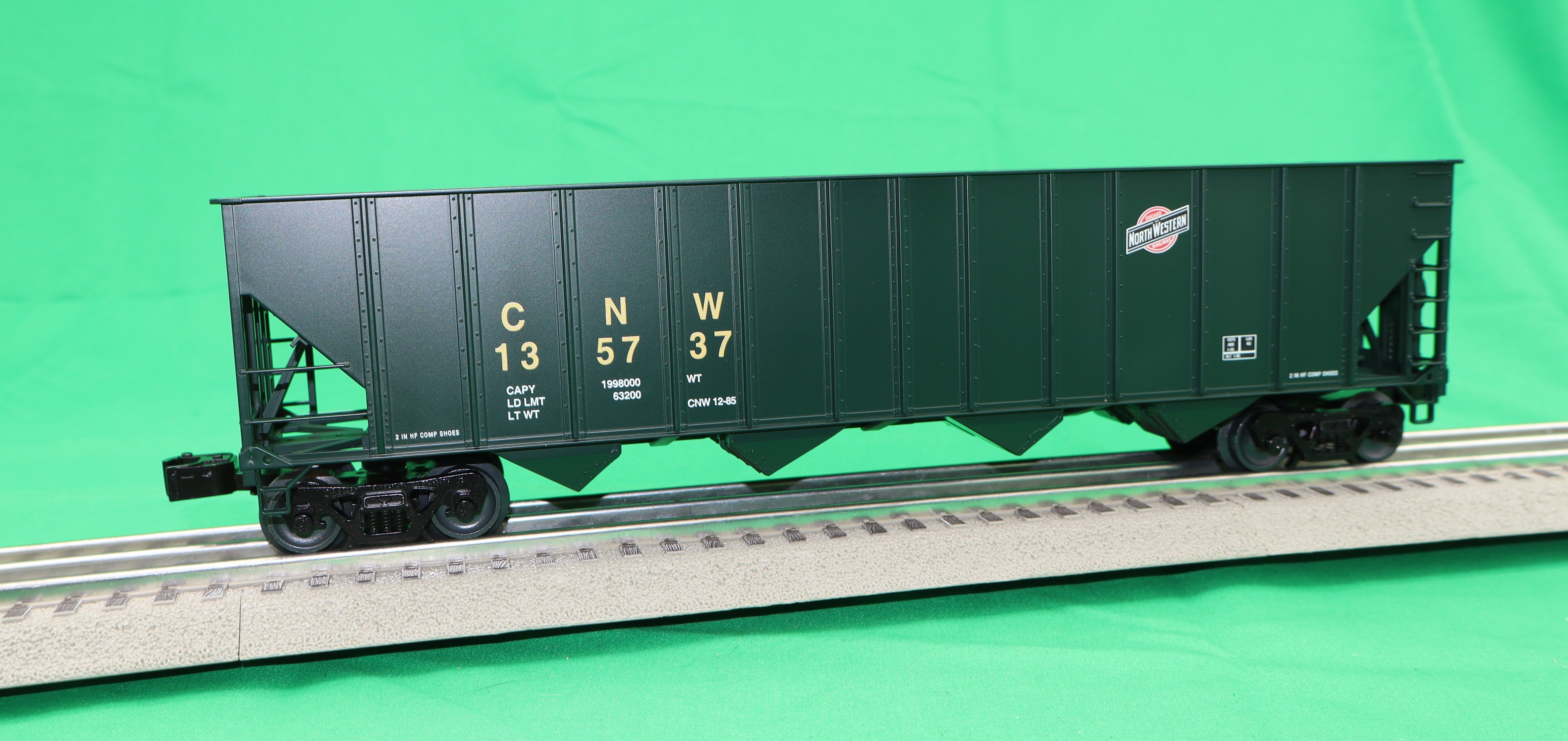 Lionel 2542250 - 4-Bay Hopper Car "Chicago & North Western" (3-Car) Set A