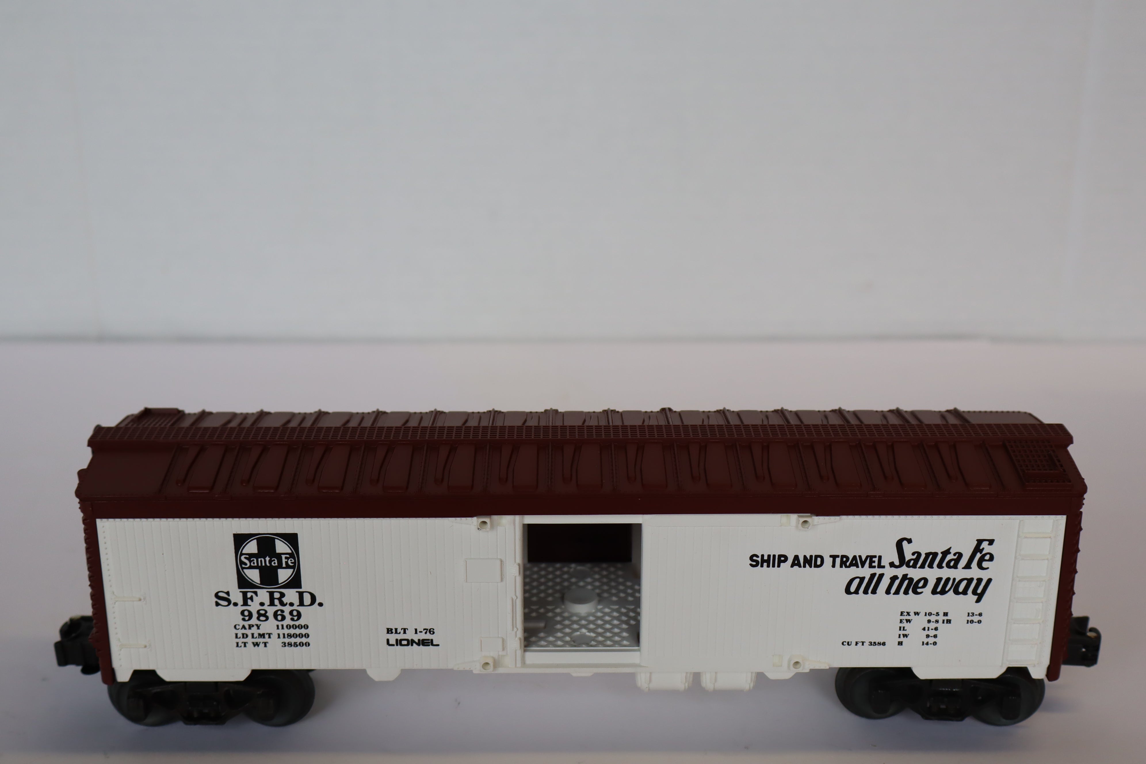 Lionel 6-9869 Santa Fe Reefer-Second hand-M7979