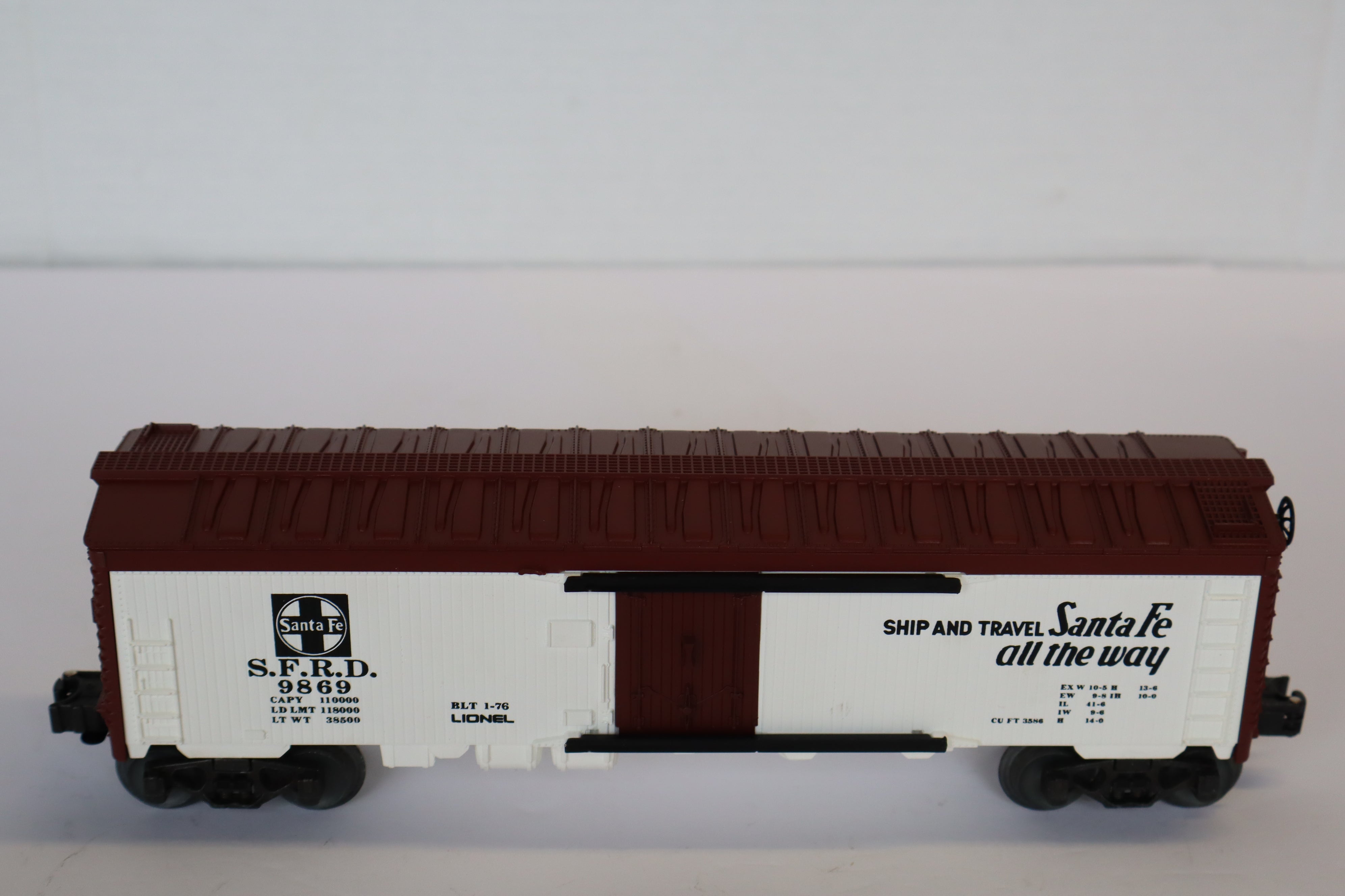 Lionel 6-9869 Santa Fe Reefer-Second hand-M7979