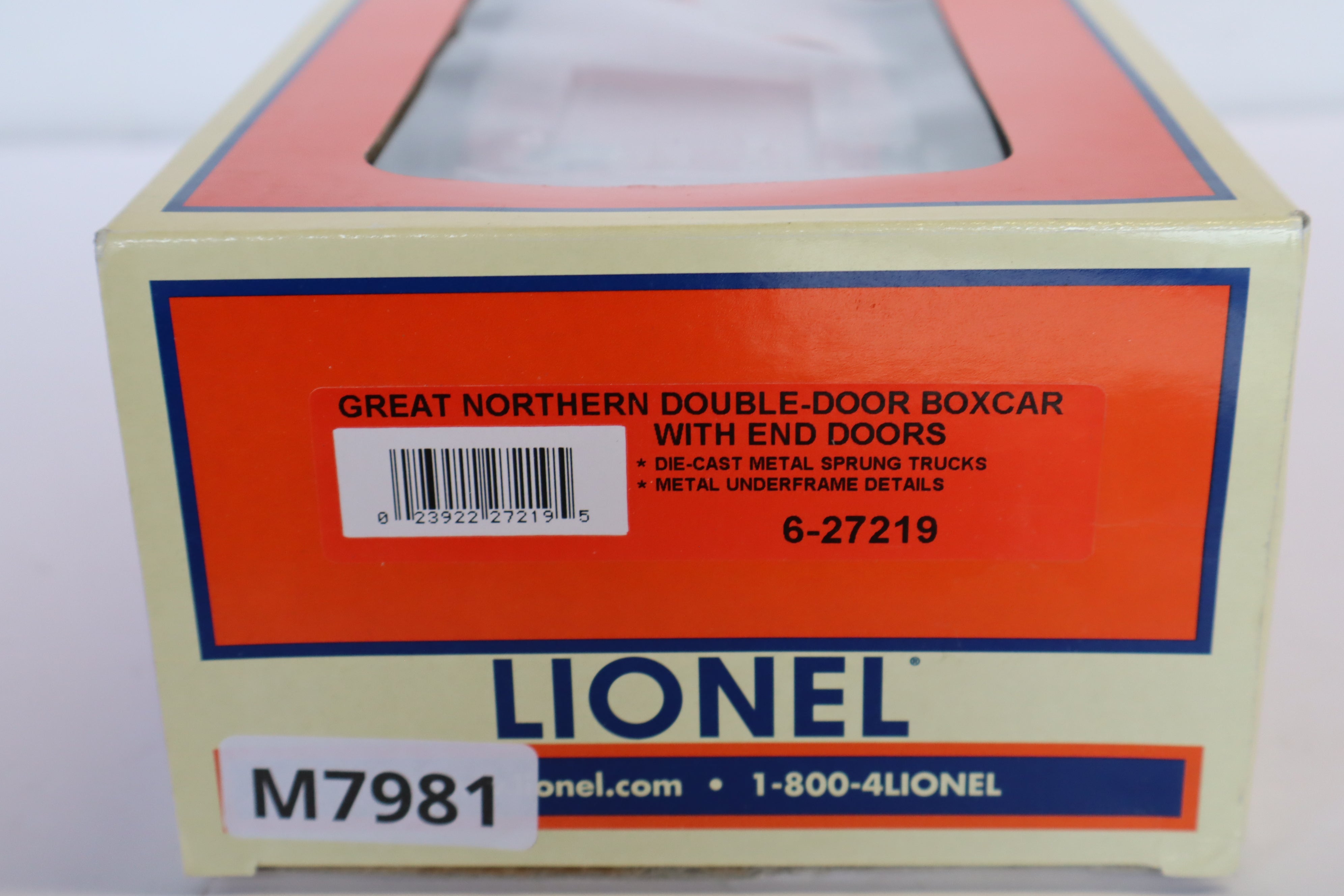 Lionel 6-27219 Great Northern Double Door Boxcar w/ End Doors-Second hand-M7981