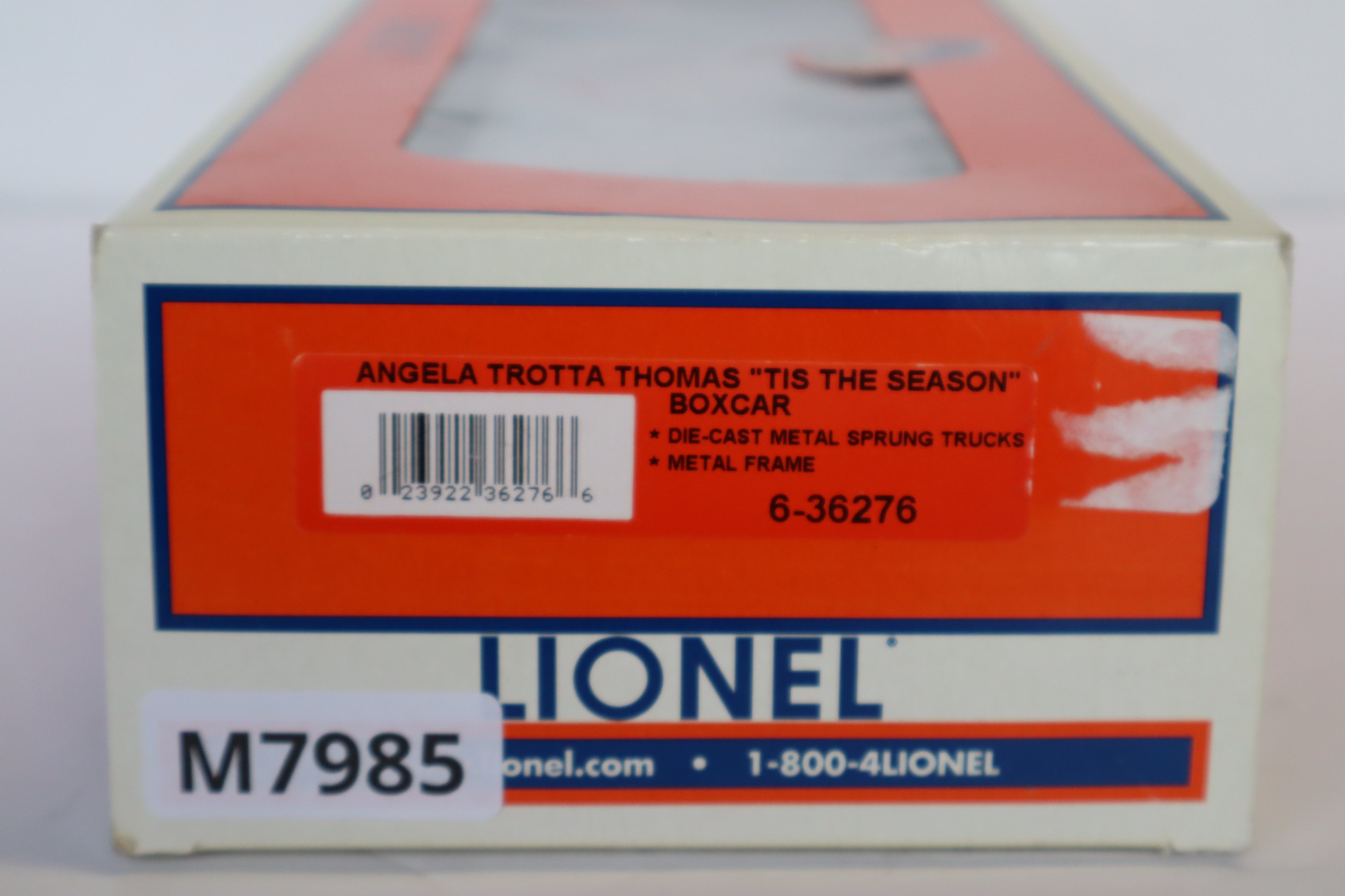 Lionel 6-36276 Angela Trotta Thomas "Tis the Season" Boxcar -Second hand-M7985