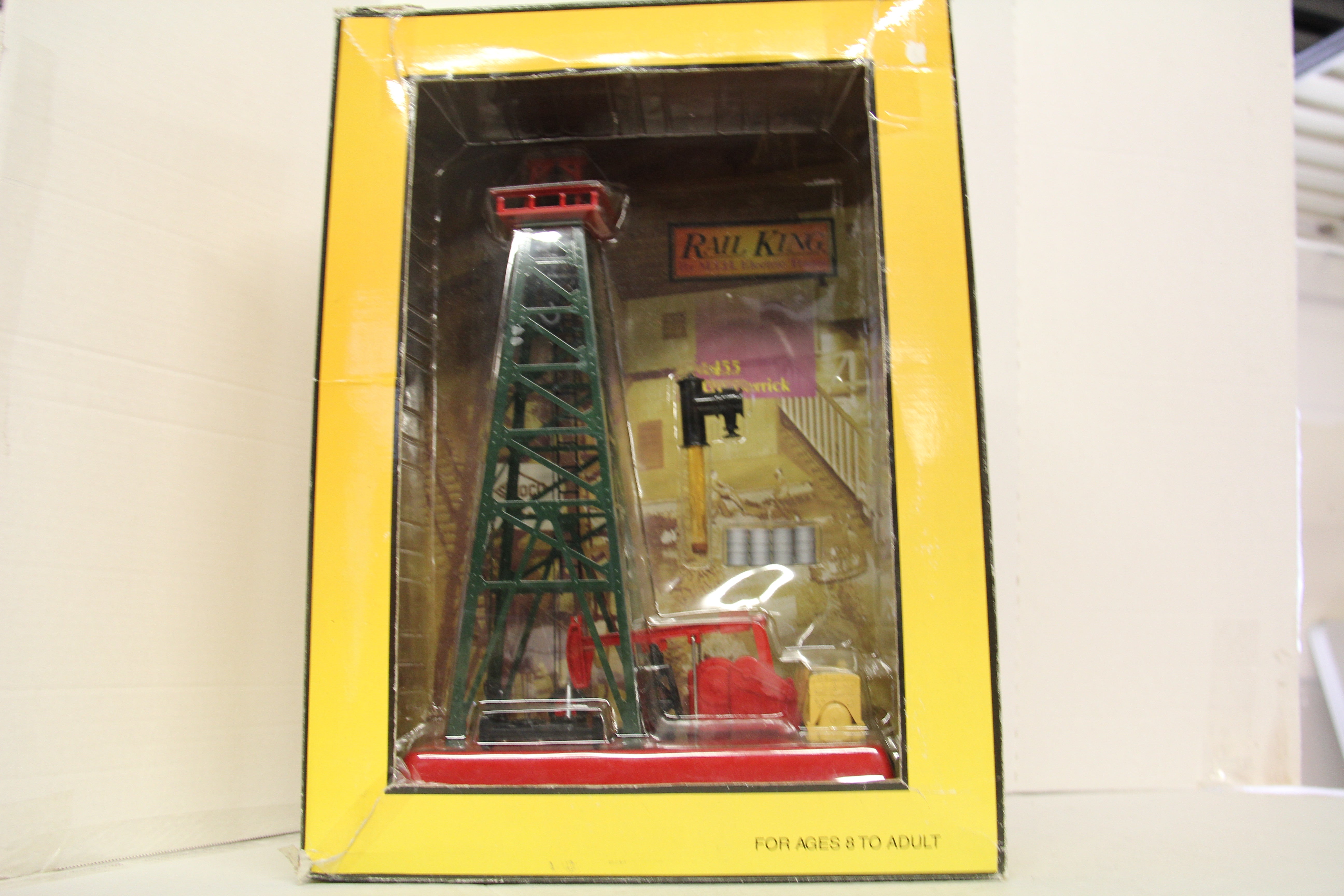 Rail King 30-9027 No 455 Oil Derrick-Second hand-M6553
