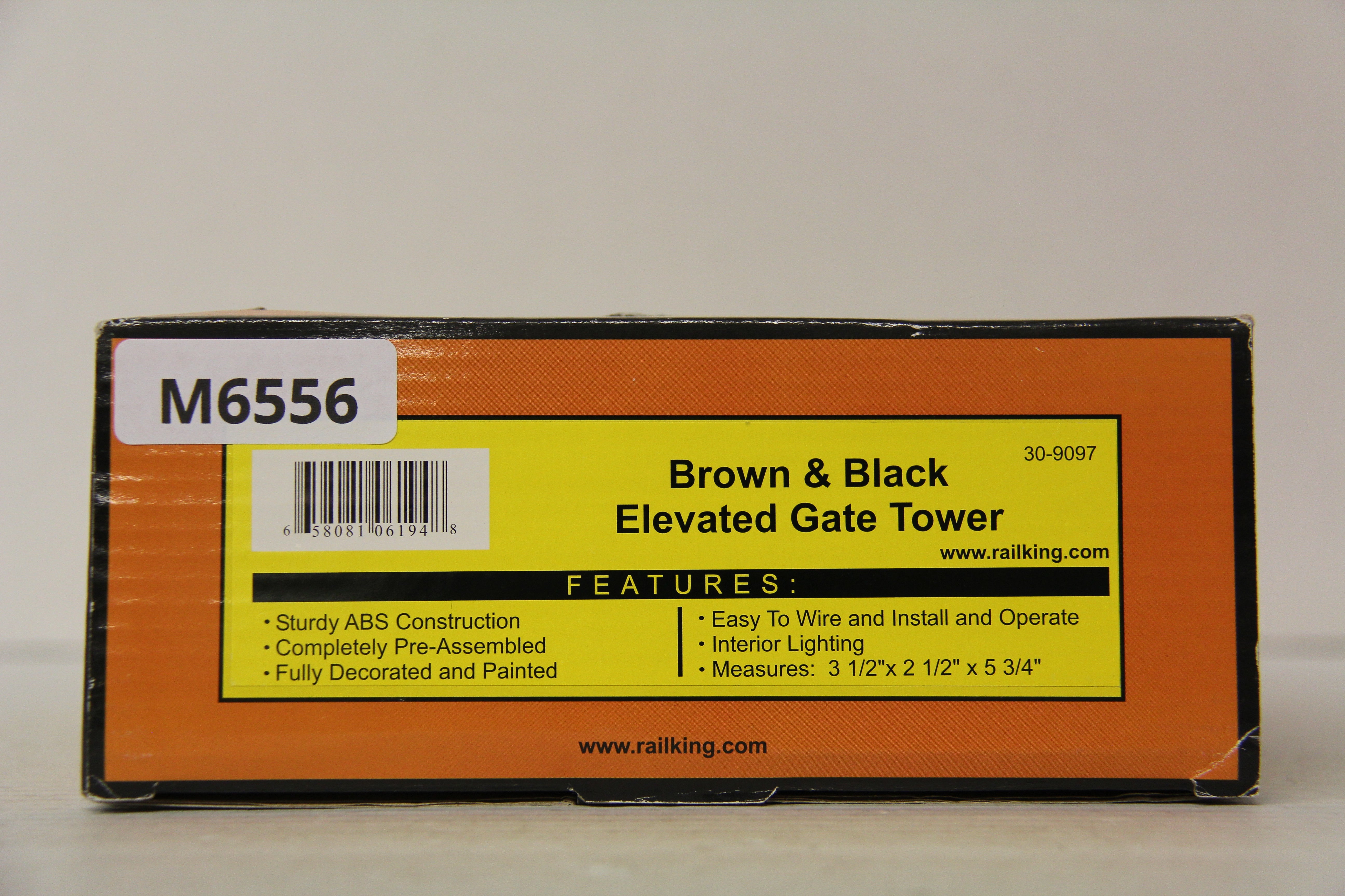 Rail King 30-9097 Brown & Black Elevated Gate Tower-Second hand-M6556