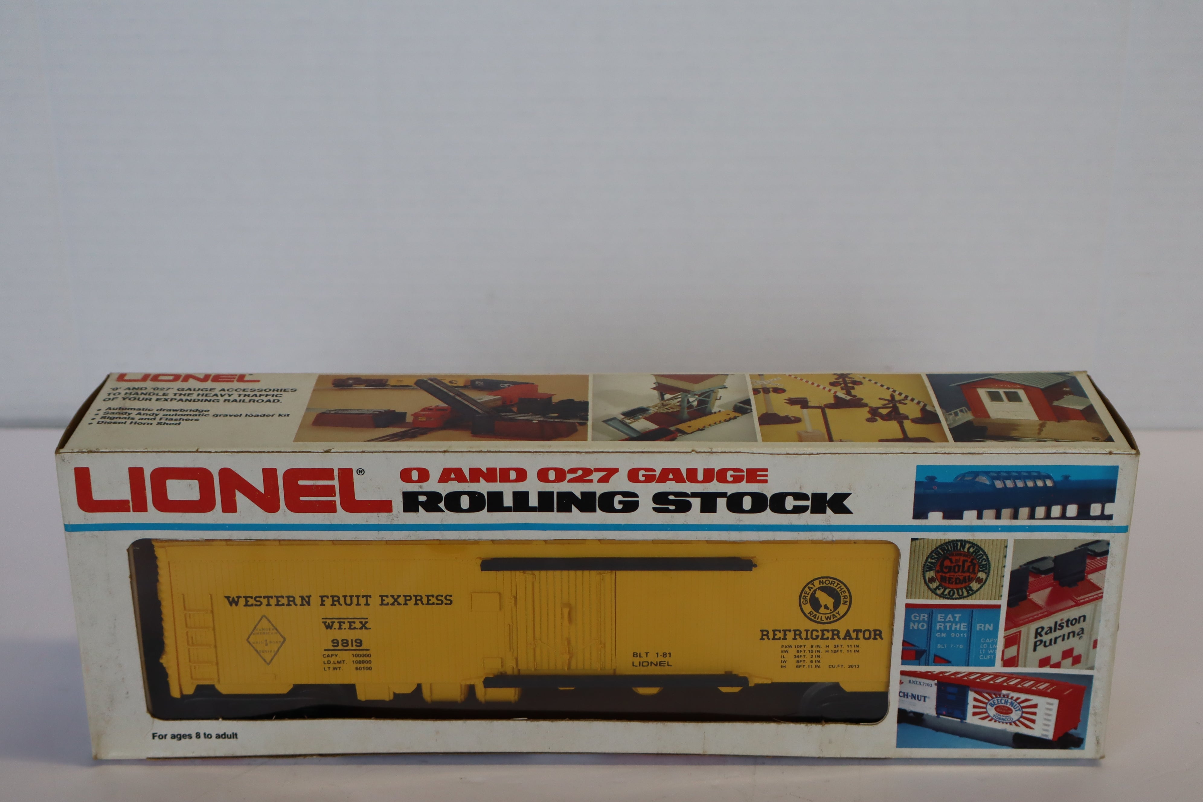 Lionel 6-9819 Famous American Railroad Great Northern Western Fruit Express Reefer-Second hand-M7989