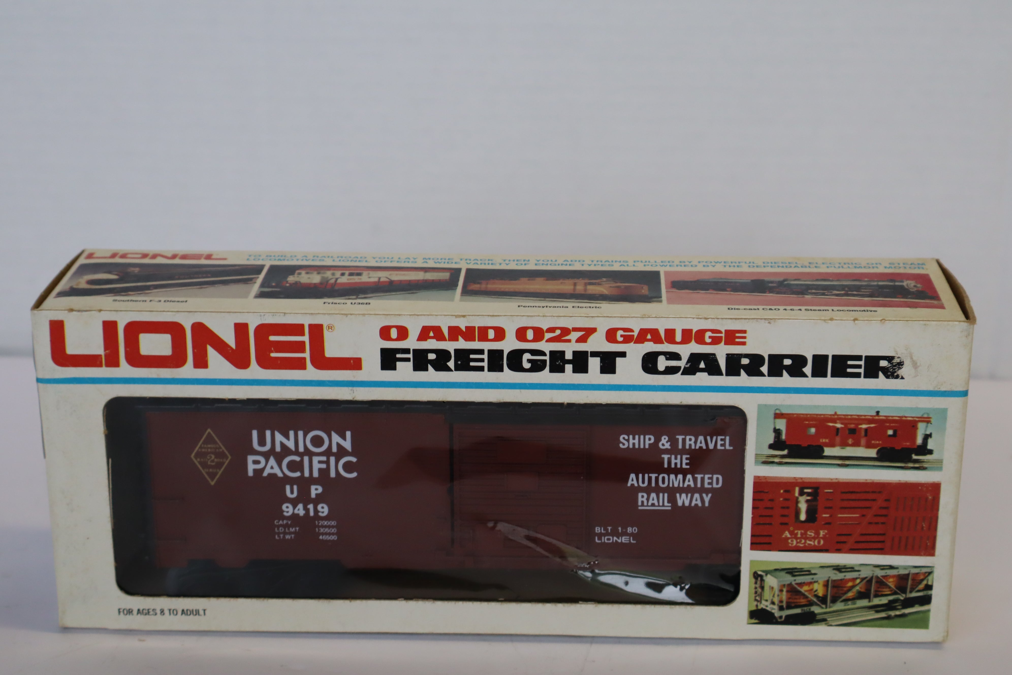Lionel 6-9419 Famous American Railroad Union Pacific Box Car-Second hand-M7990