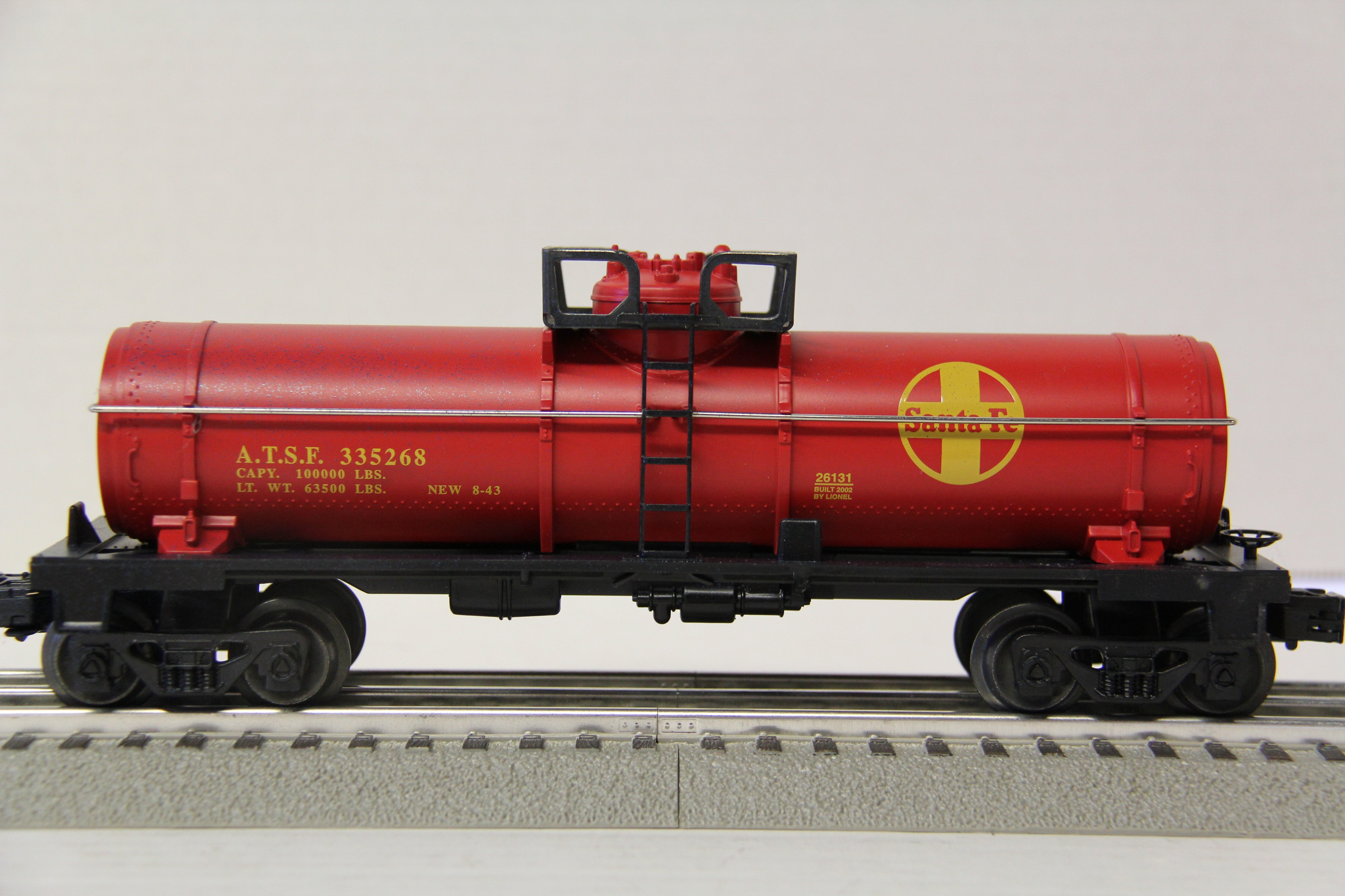 Lionel 6-26131 Santa Fe Tank Car-Second hand-M4678