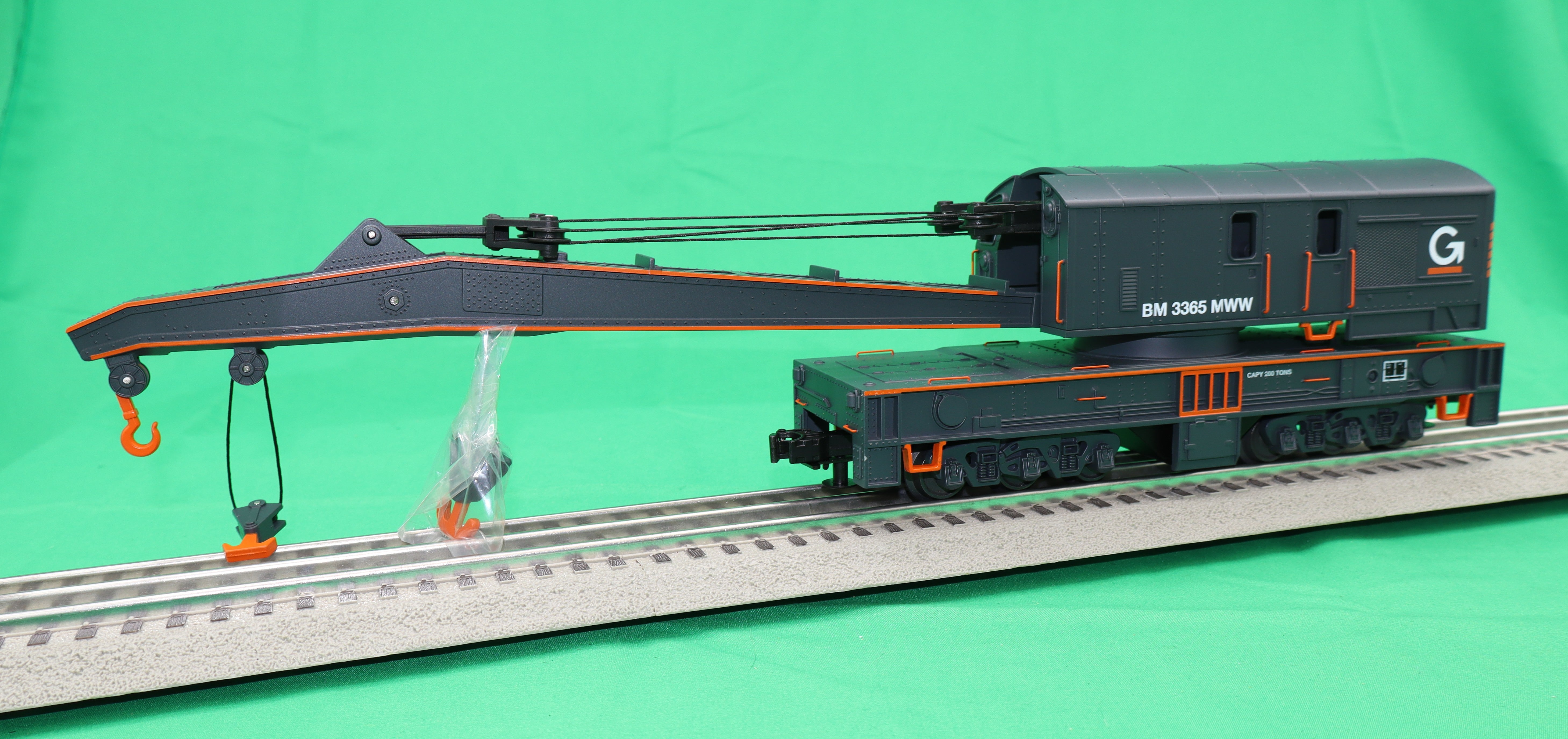 Atlas O 3001743 - Premier - Crane Car “Guilford” #3365