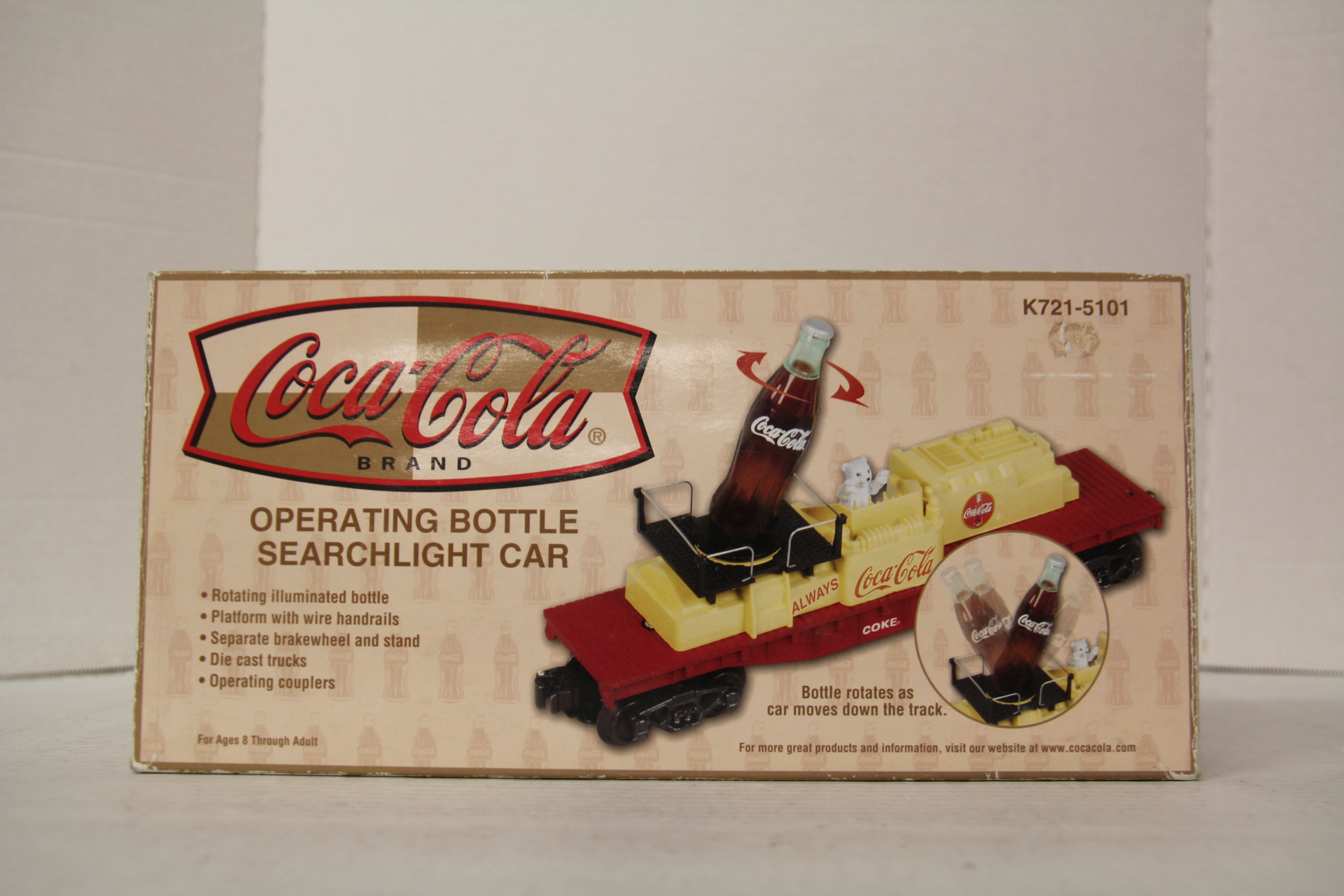 K Line K721-5101 Operating Bottle Searchlight Car-Second hand-M6564