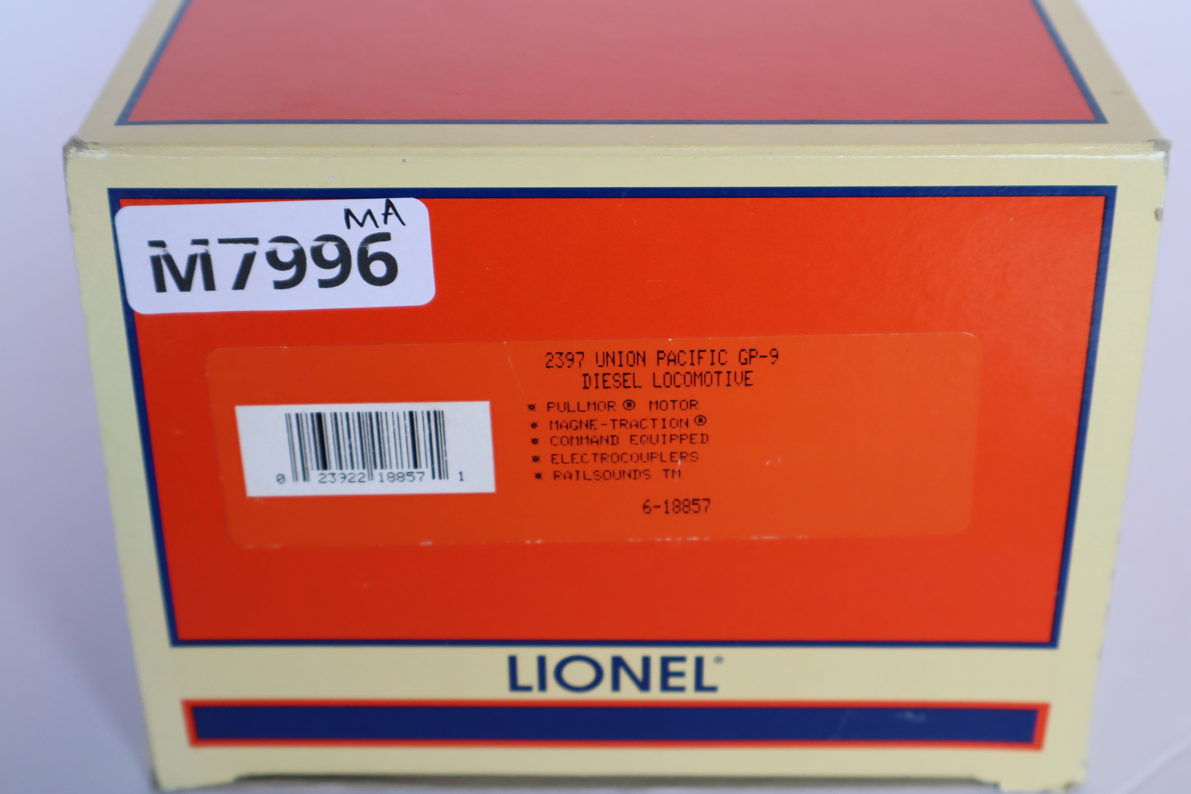 Lionel 6-18857 Union Pacific 2397 GP-9-Second hand-M7996