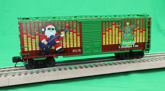 Atlas O 3001779 - Premier - 40' PS-1 Box Car "Christmas" #1224 w/ 6' Door (Lighted) - MrMuffin'sTrains